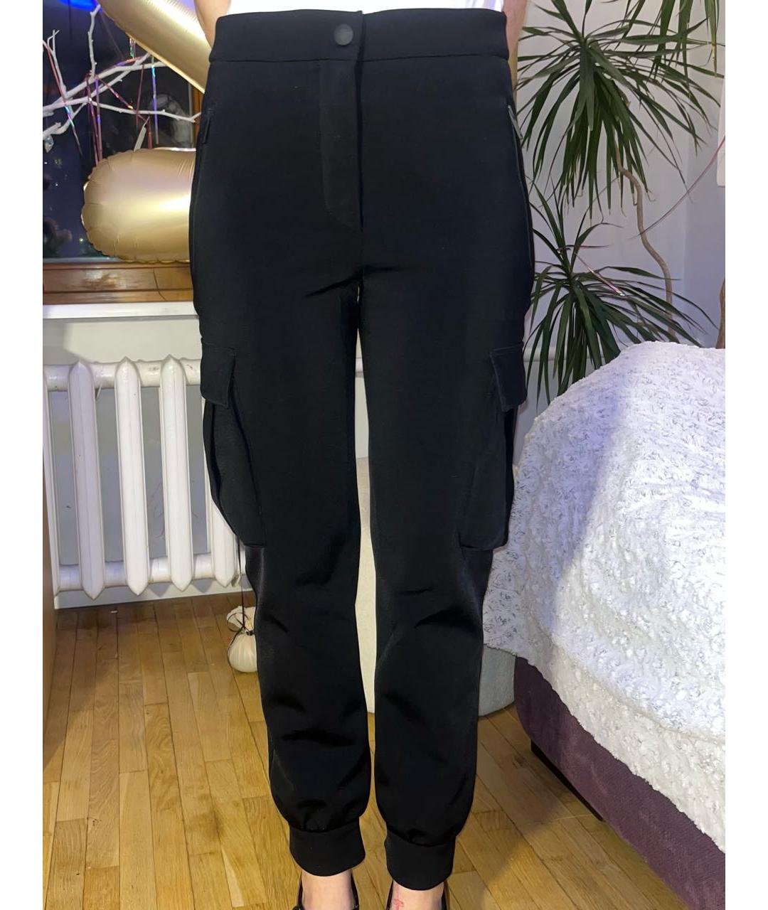 LOUIS VUITTON Черные полиамидовые брюки широкие, фото 2