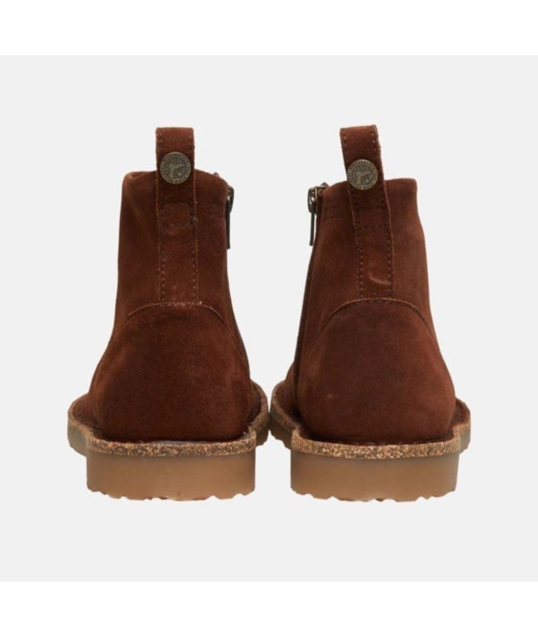 BIRKENSTOCK Коричневые замшевые полусапоги, фото 4
