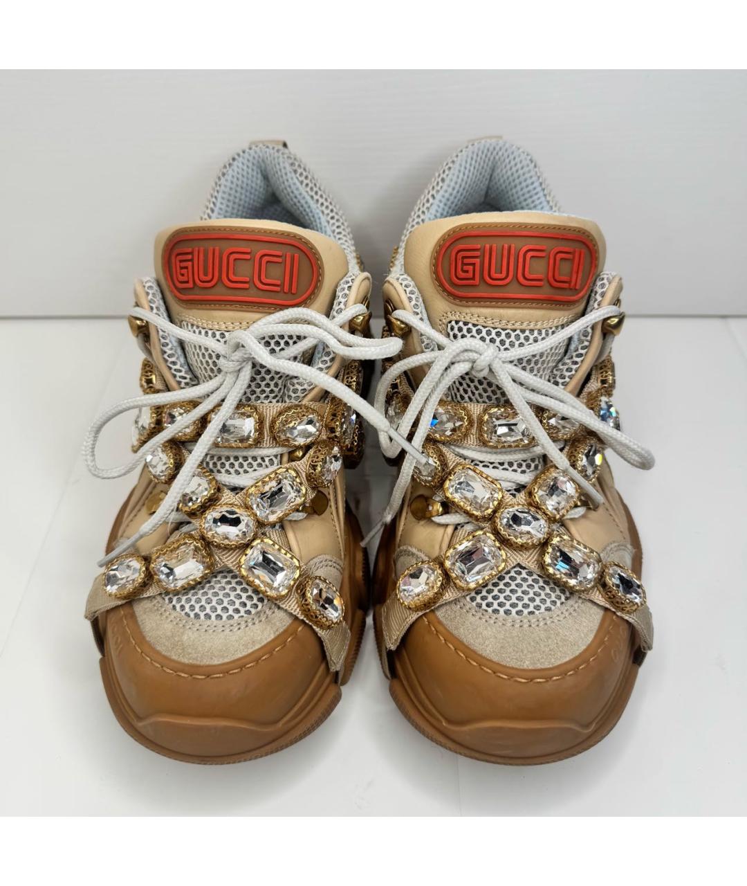 GUCCI Мульти текстильные кроссовки, фото 2