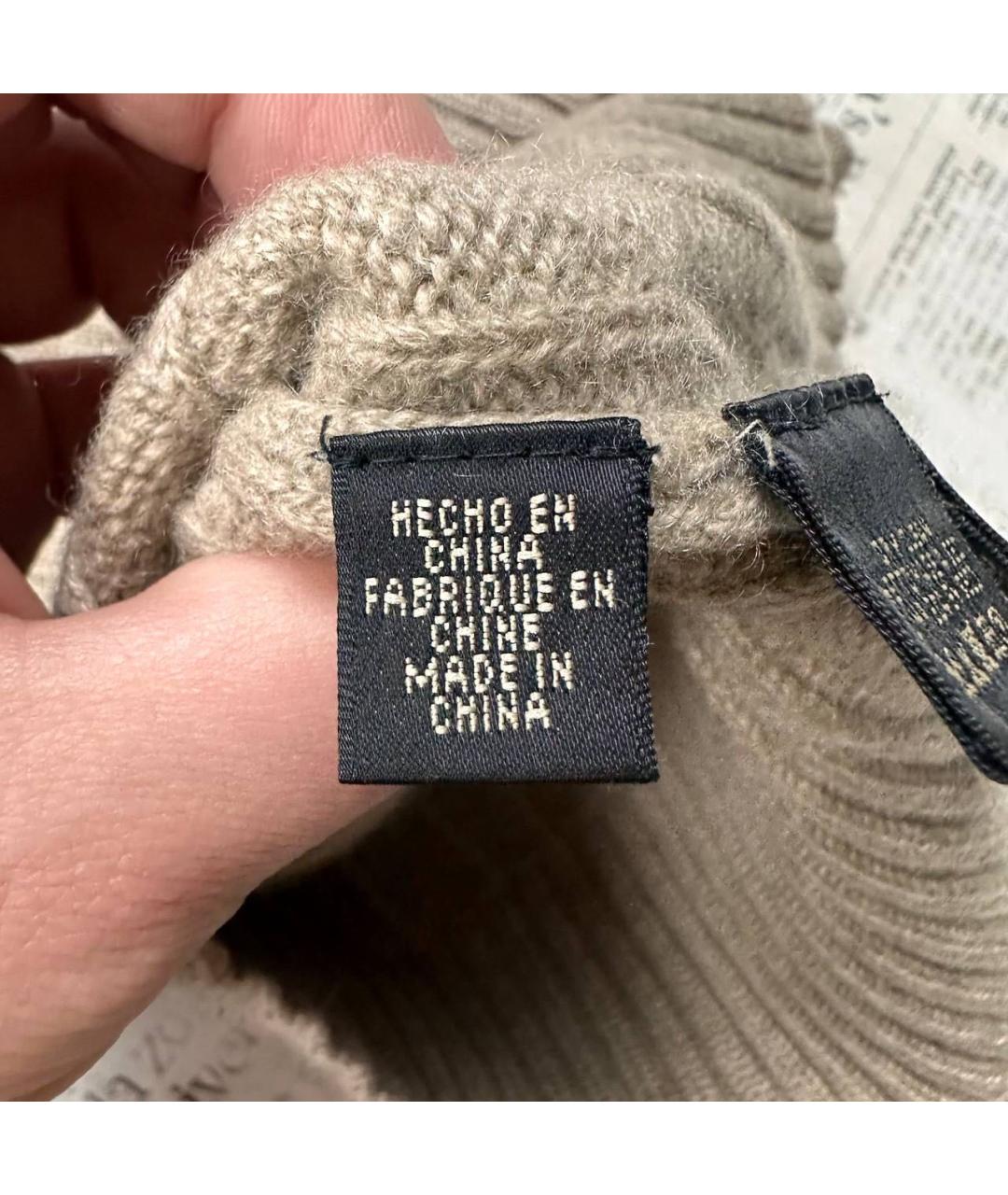 RALPH LAUREN Бежевый кашемировый джемпер / свитер, фото 4