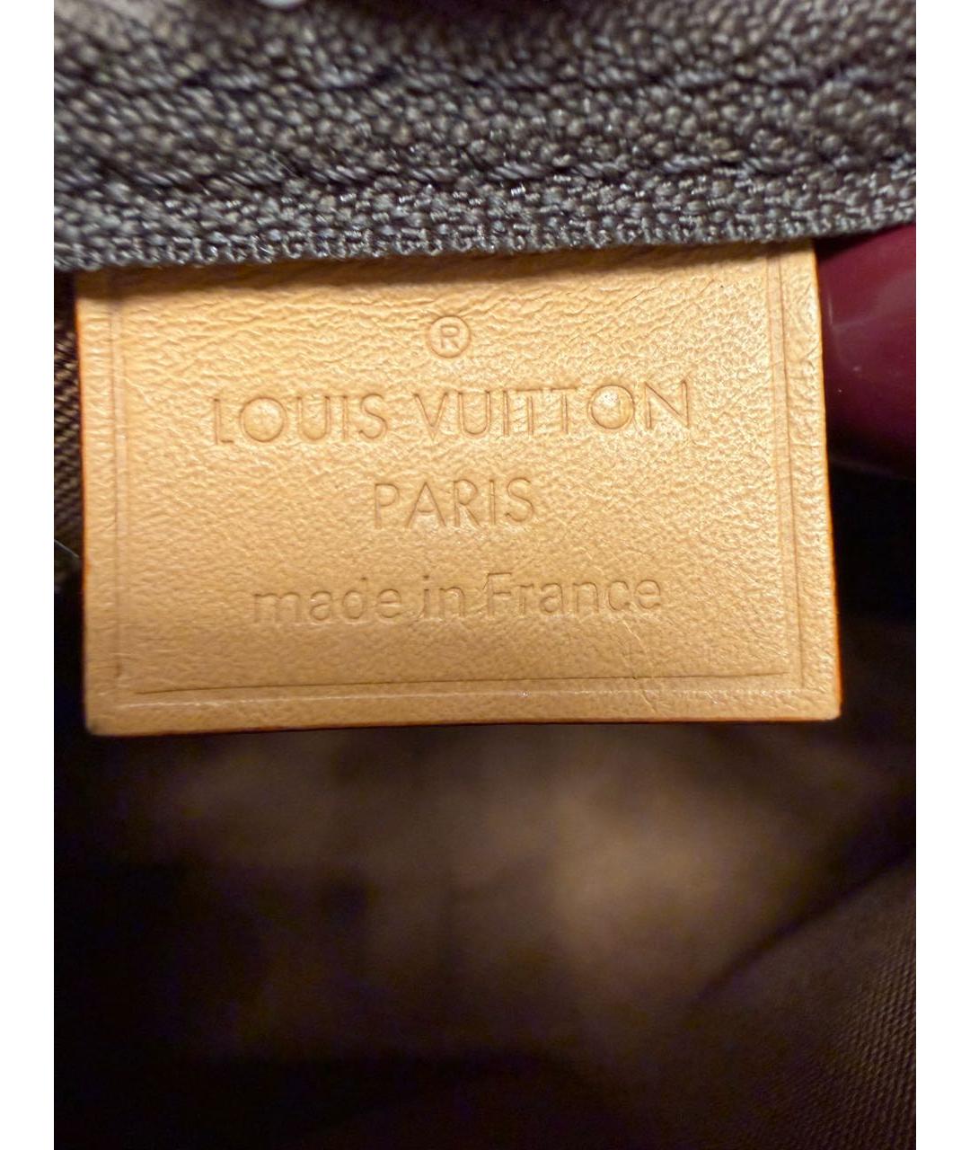 LOUIS VUITTON Коричневая сумка с короткими ручками, фото 8