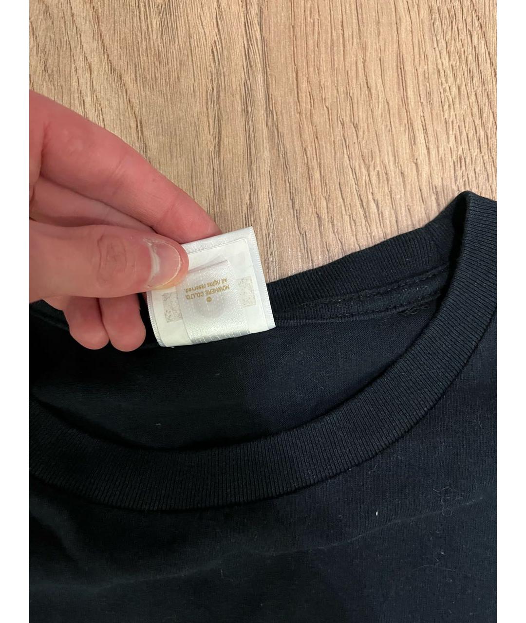 BAPE Черная хлопковая футболка, фото 6