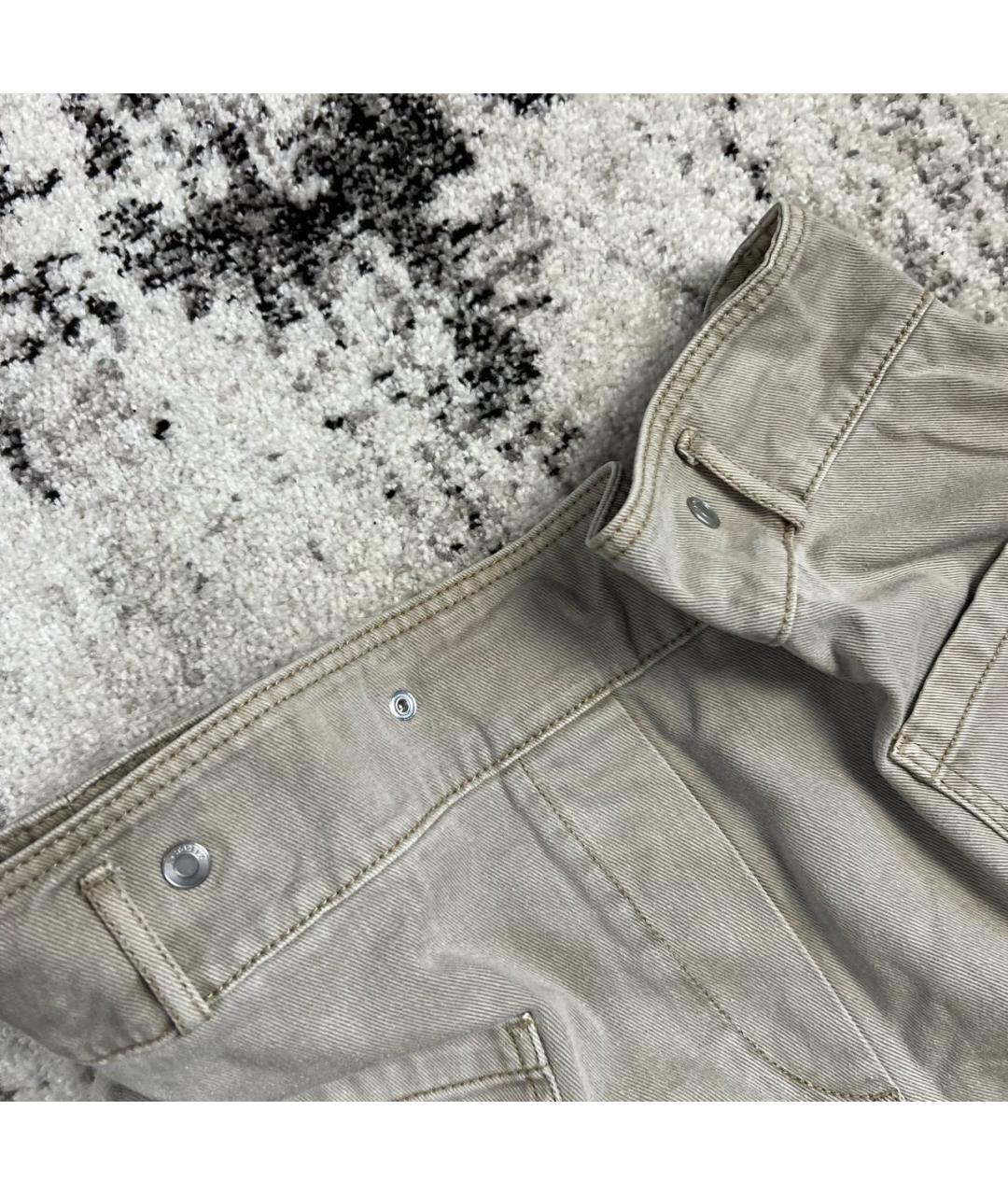 12 STOREEZ Бежевые хлопковые шорты, фото 3