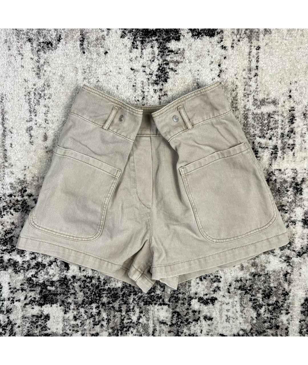 12 STOREEZ Бежевые хлопковые шорты, фото 8