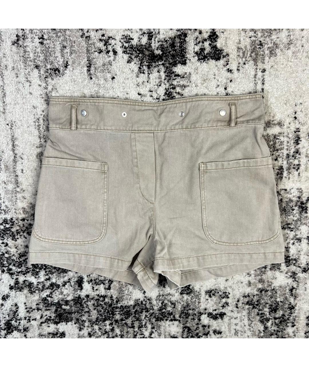 12 STOREEZ Бежевые хлопковые шорты, фото 4