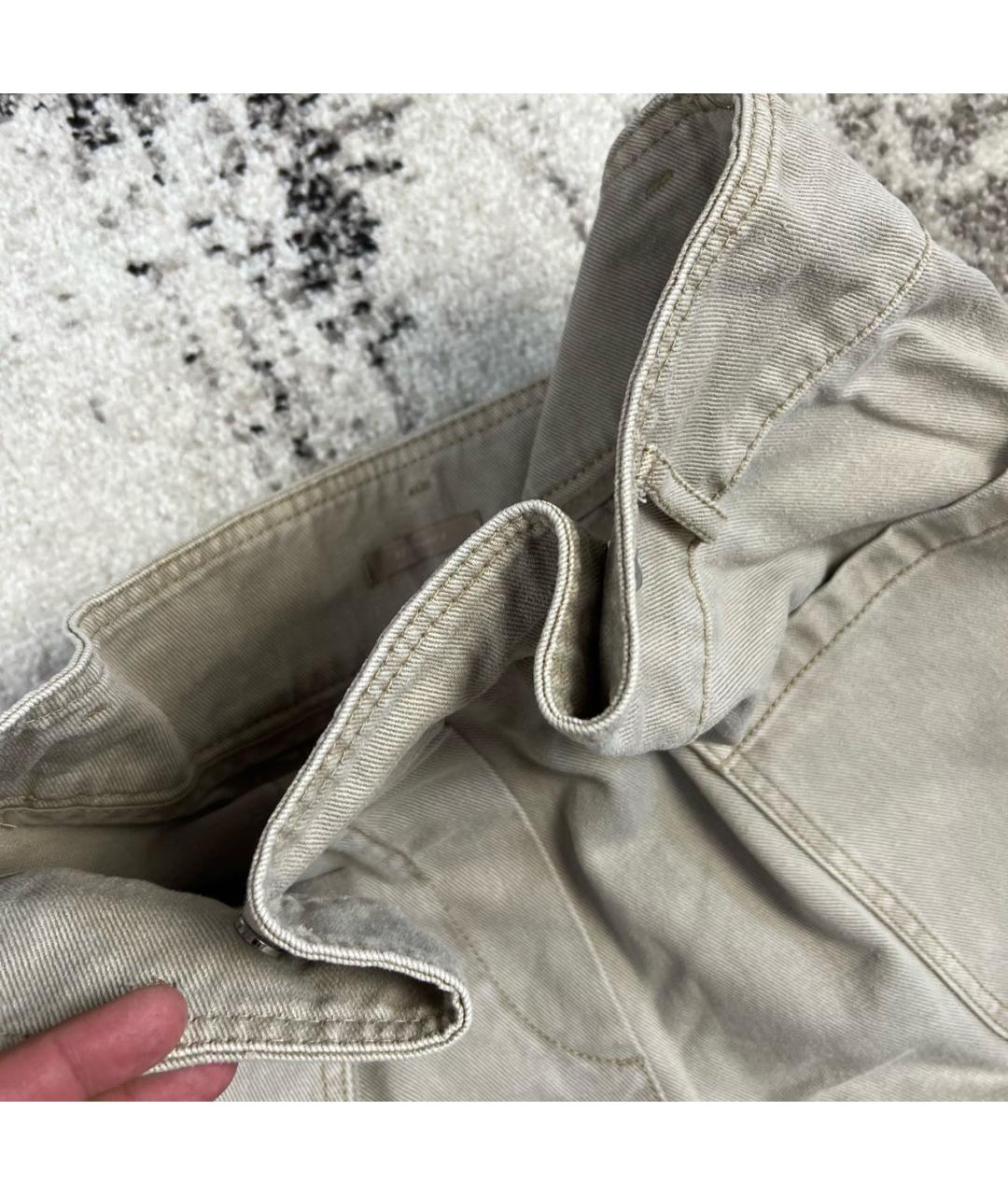 12 STOREEZ Бежевые хлопковые шорты, фото 2