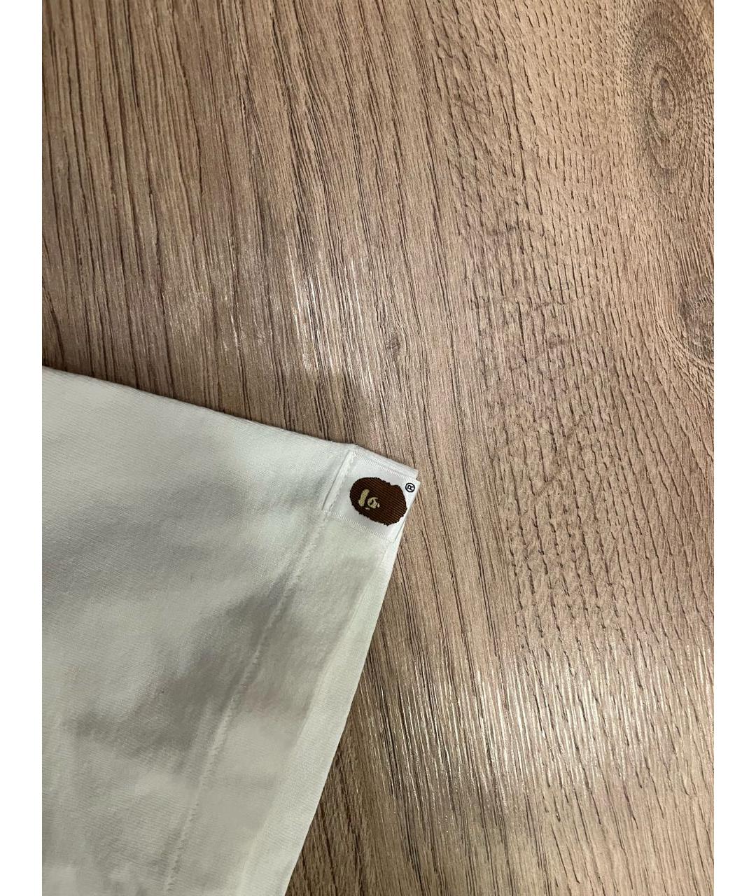 BAPE Белая хлопковая футболка, фото 7
