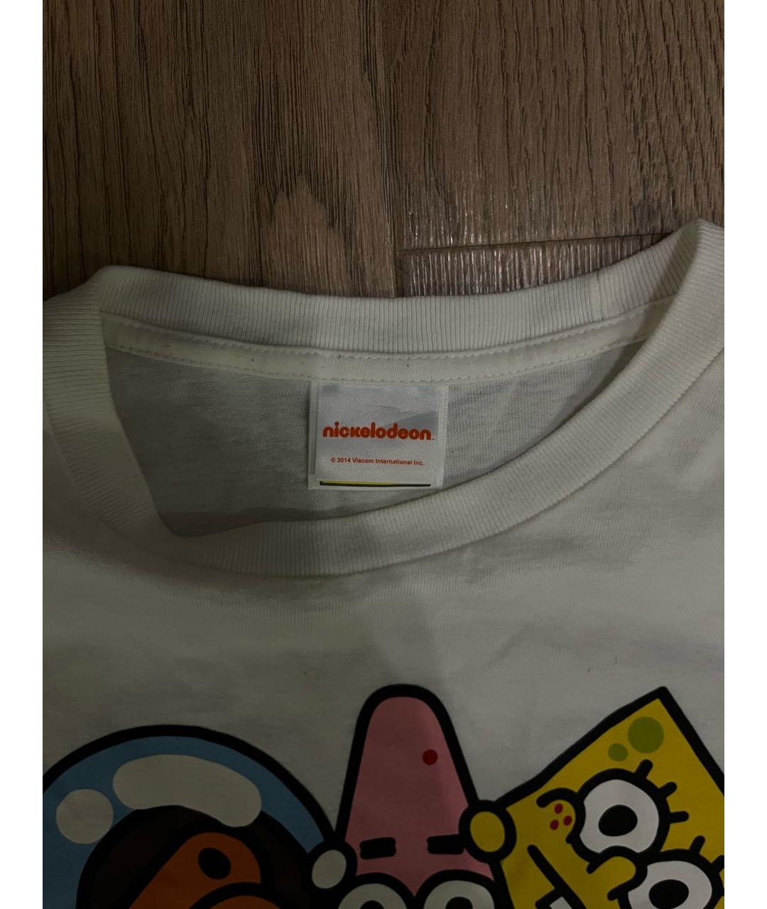 BAPE Белая хлопковая футболка, фото 3