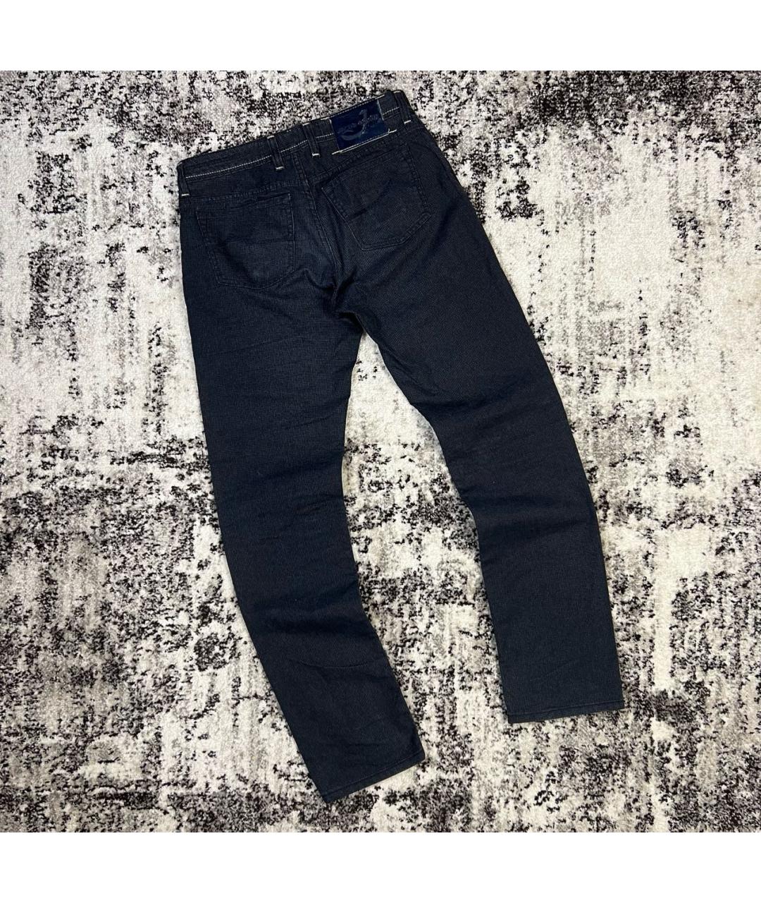 JACOB COHEN Серые хлопковые повседневные брюки, фото 4