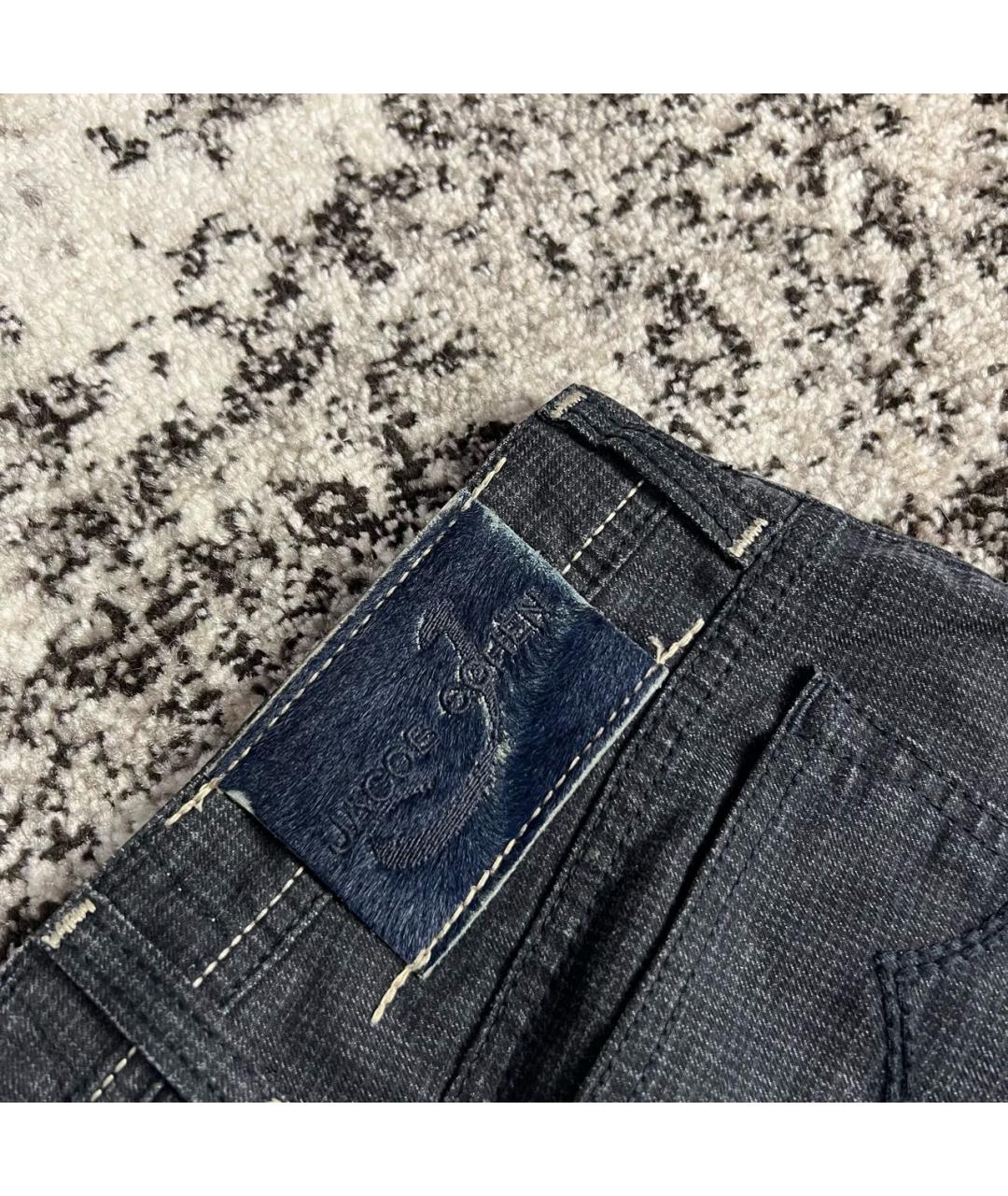 JACOB COHEN Серые хлопковые повседневные брюки, фото 5