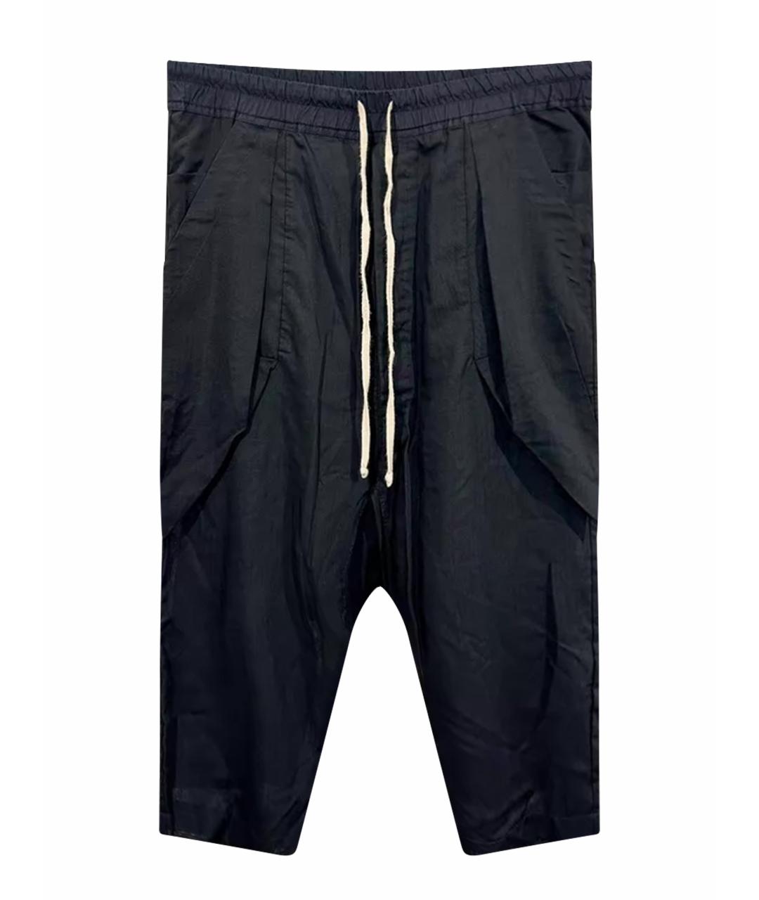 RICK OWENS Черные повседневные брюки, фото 1