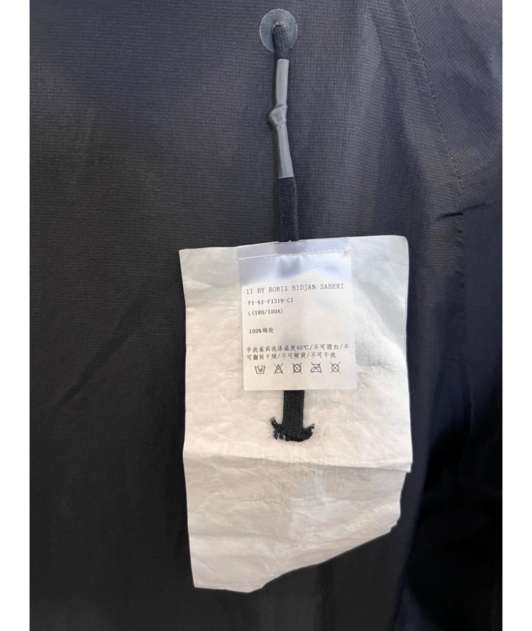 BORIS BIDJAN Черная синтетическая куртка, фото 6