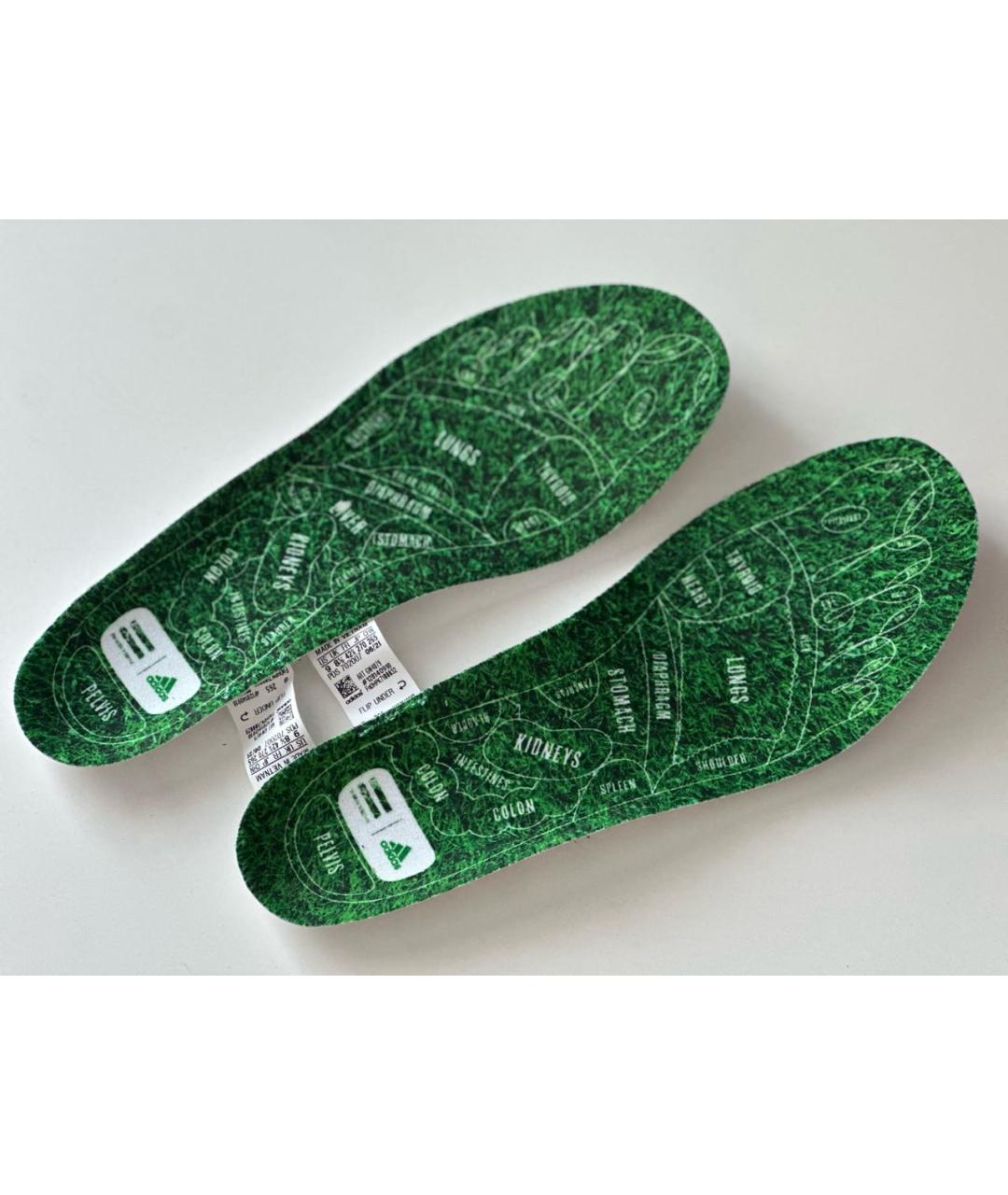 ADIDAS Бордовые текстильные низкие кроссовки / кеды, фото 3