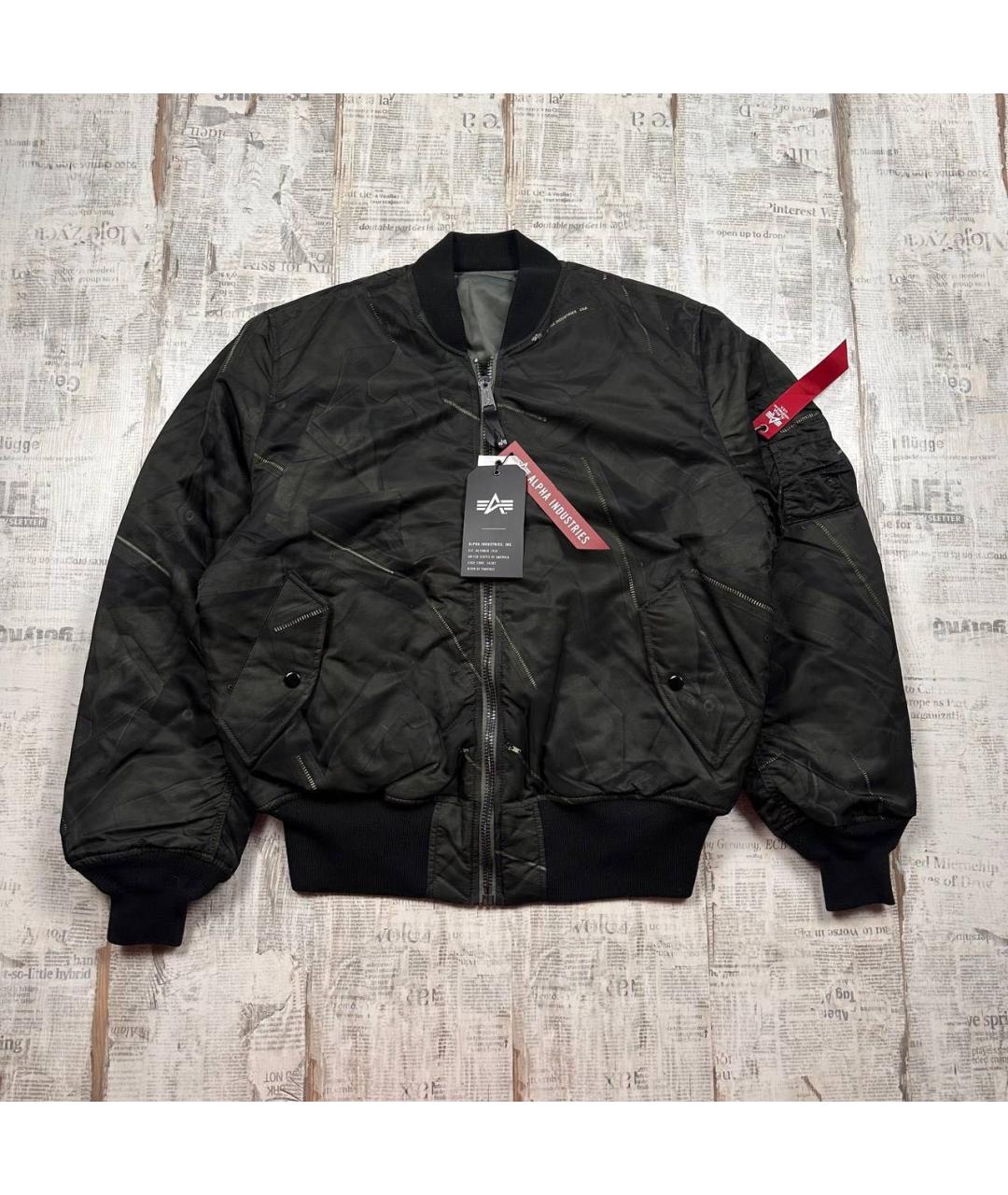 ALPHA INDUSTRIES Черная куртка, фото 2