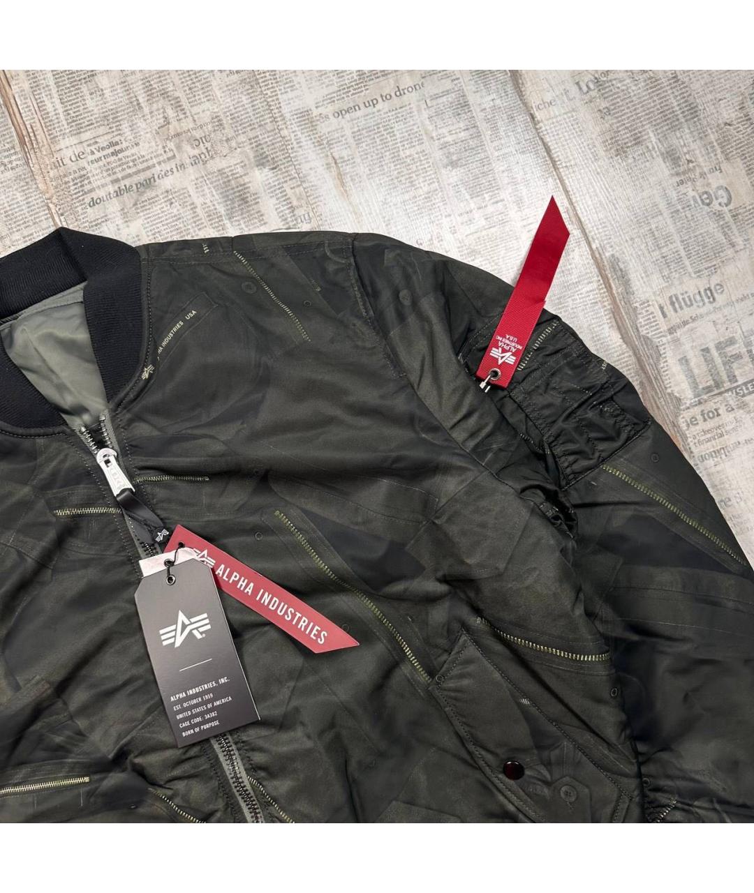 ALPHA INDUSTRIES Черная куртка, фото 3