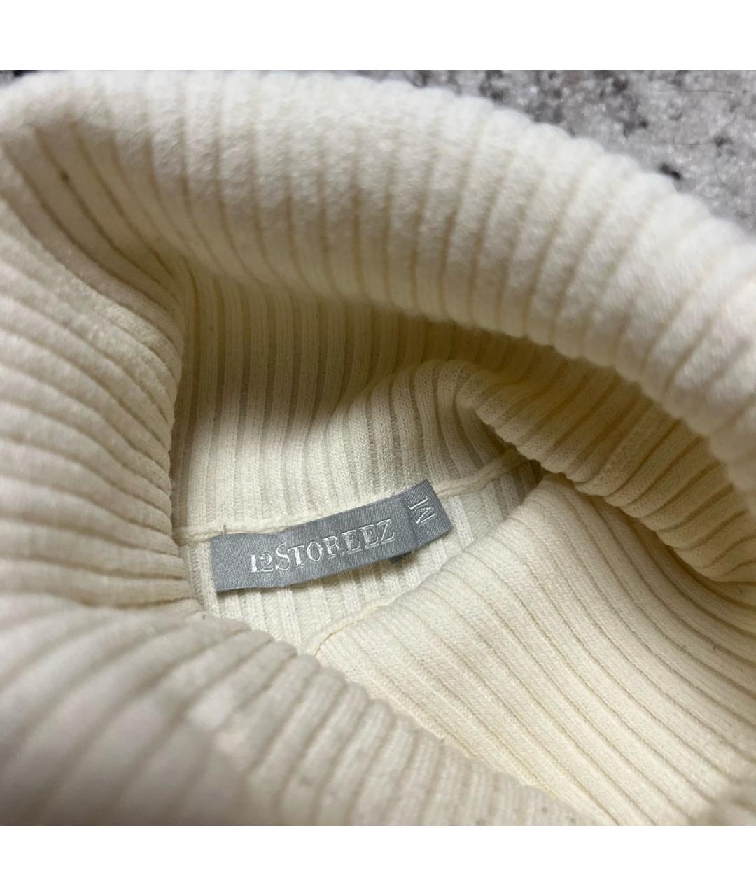 12 STOREEZ Бежевая вискозная водолазка, фото 4