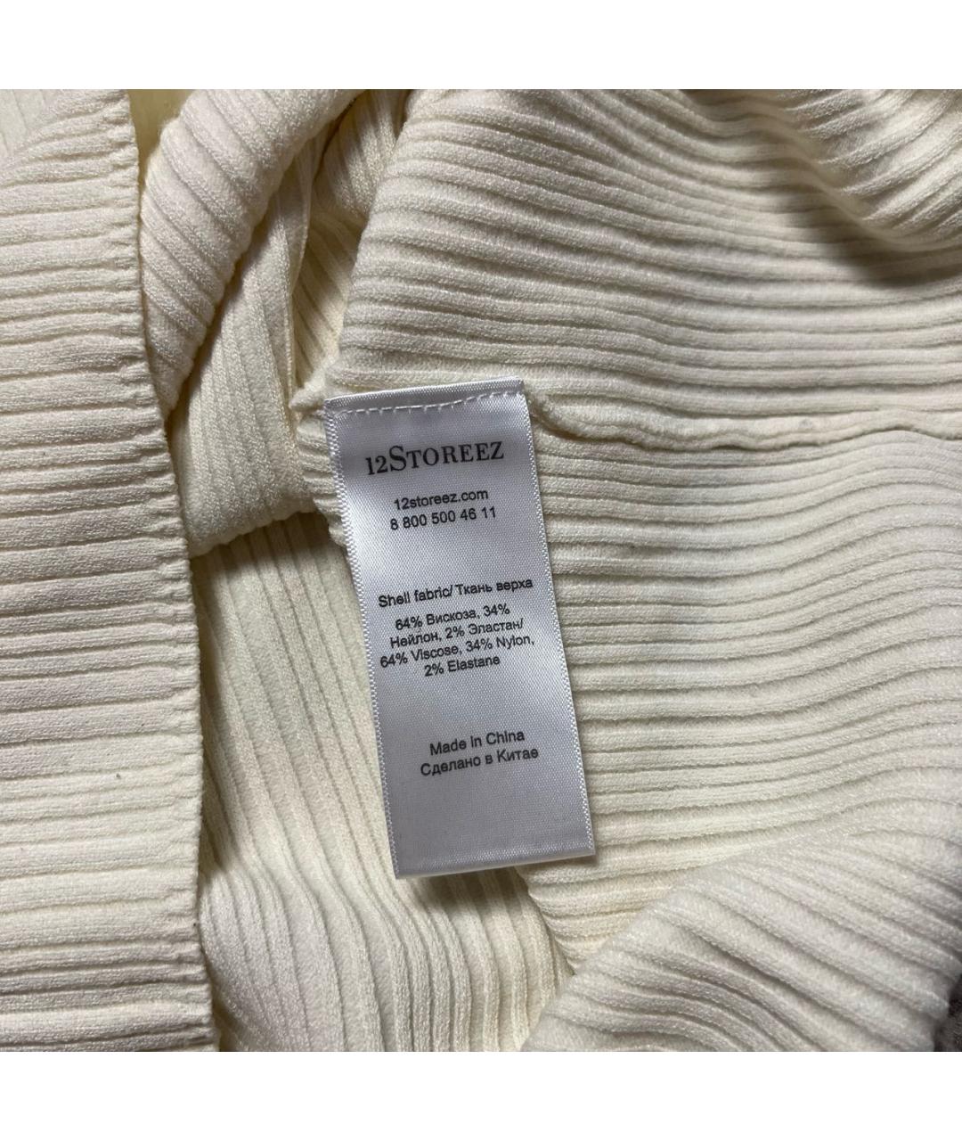 12 STOREEZ Бежевая вискозная водолазка, фото 5