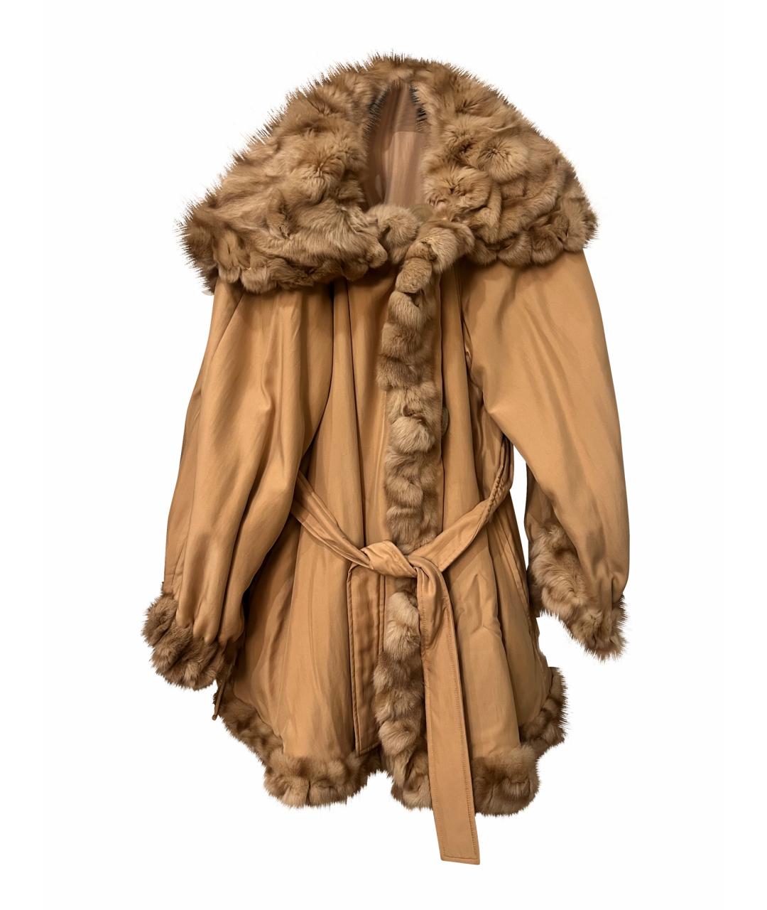 FENDI Бежевая шелковая куртка, фото 1