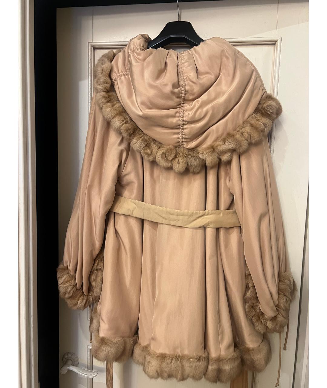 FENDI Бежевая шелковая куртка, фото 3