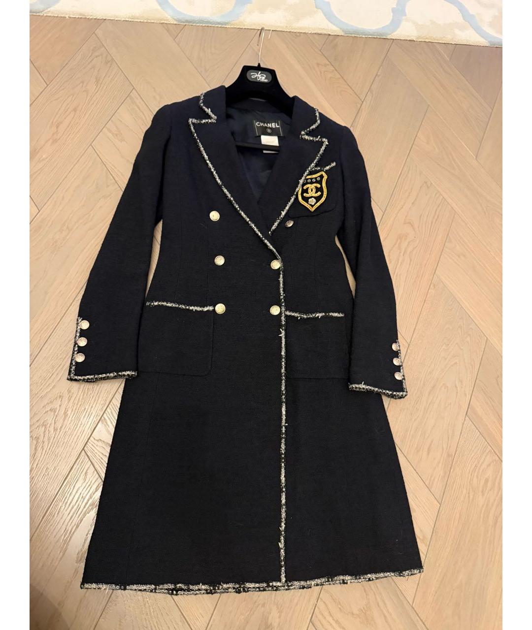 CHANEL Синее пальто, фото 6