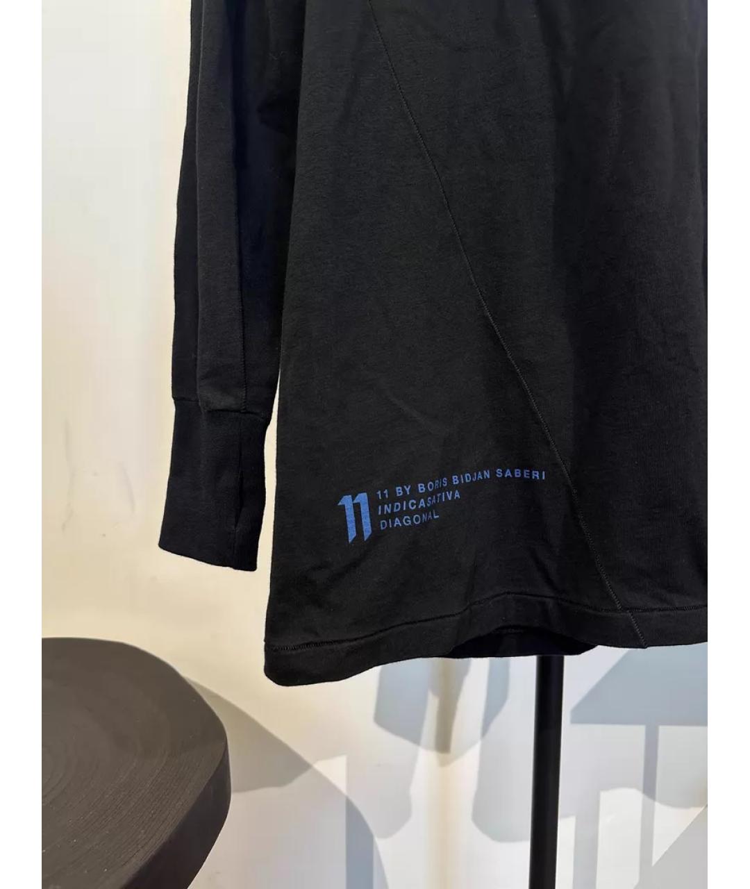 BORIS BIDJAN Черная хлопковая кэжуал рубашка, фото 3