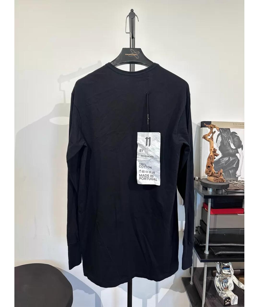 BORIS BIDJAN Черная хлопковая кэжуал рубашка, фото 7