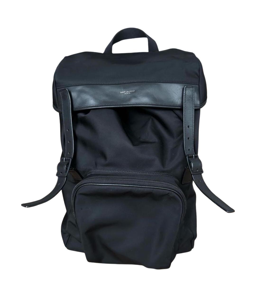 SAINT LAURENT Черный рюкзак, фото 1