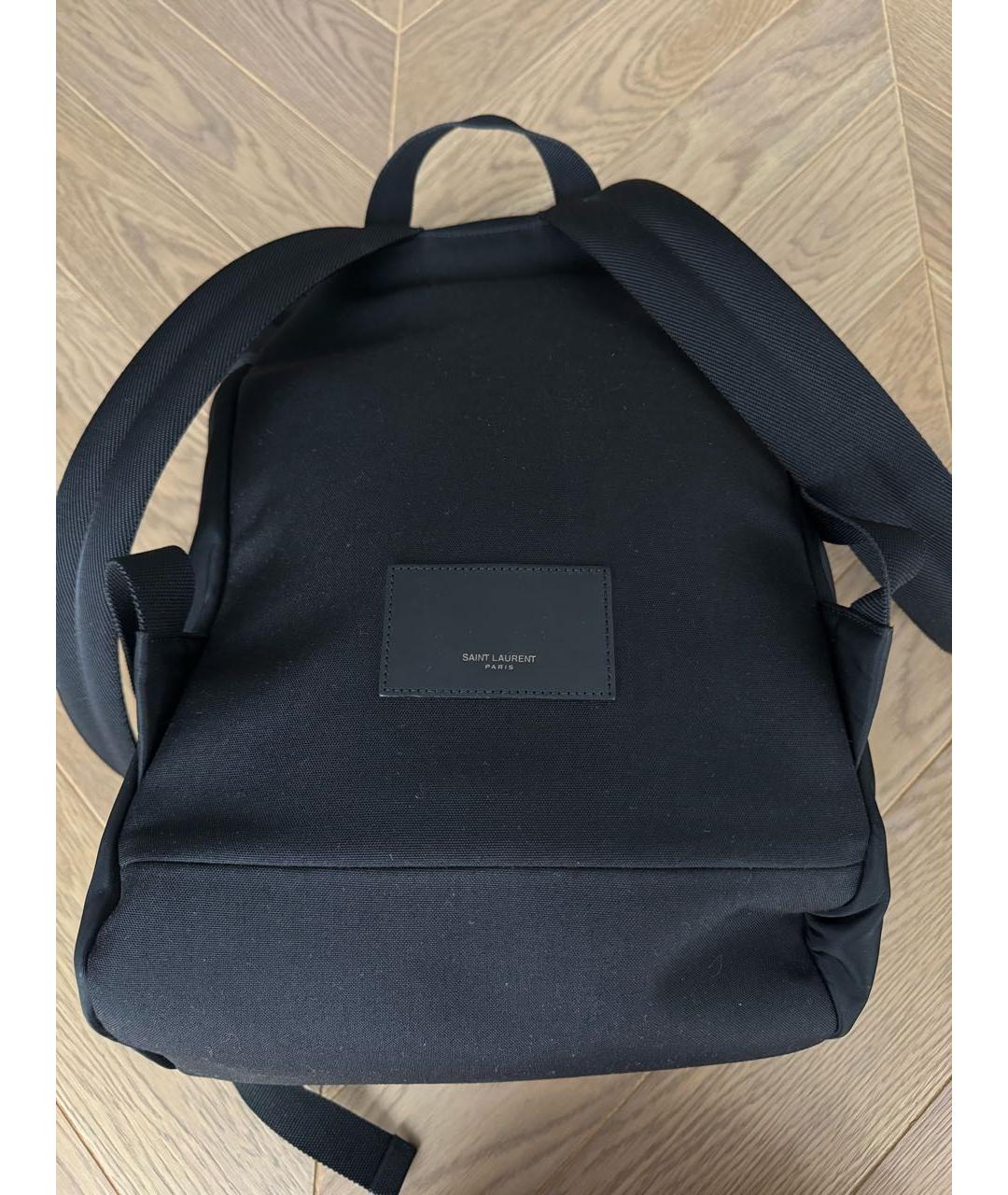 SAINT LAURENT Черный рюкзак, фото 5