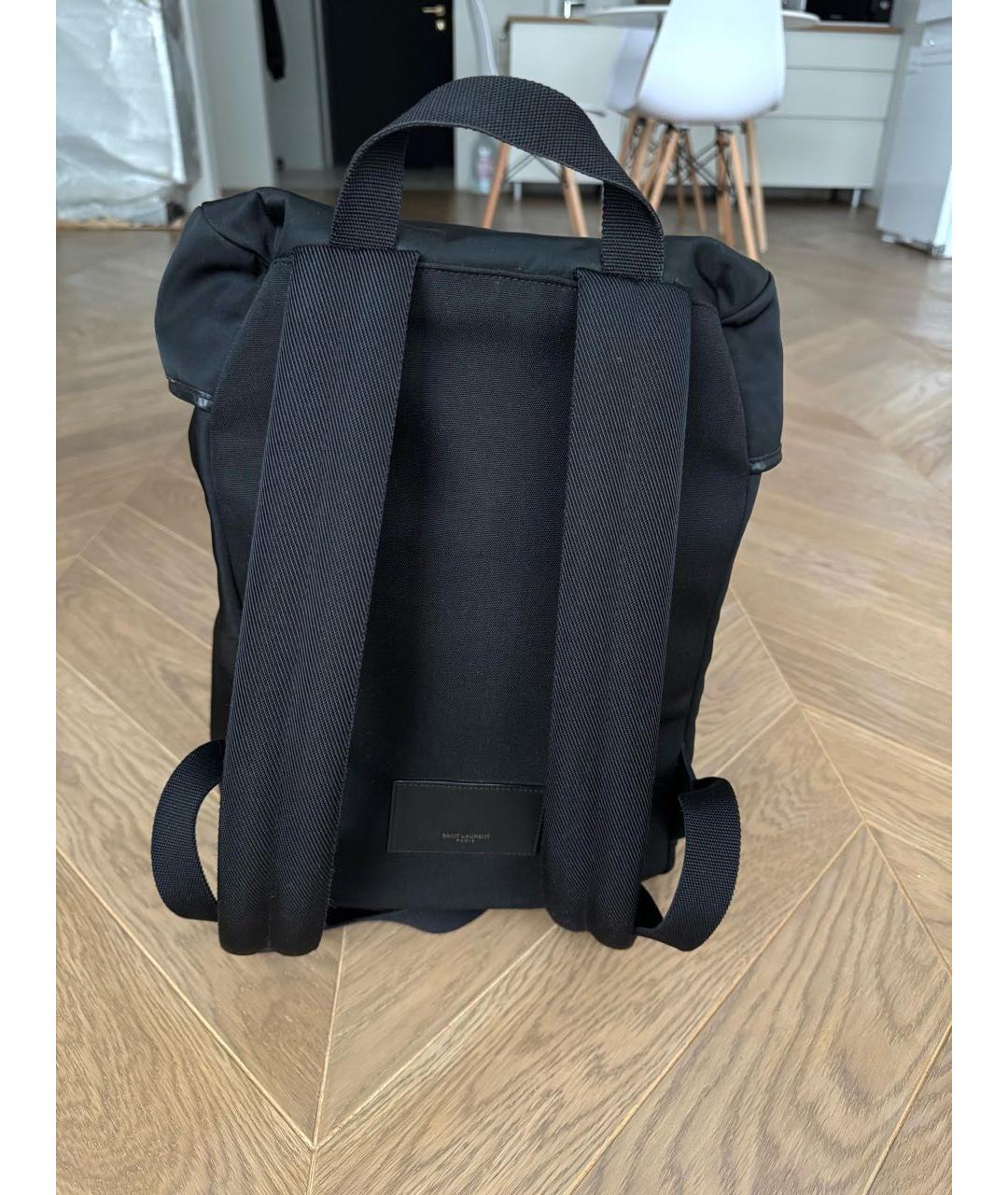 SAINT LAURENT Черный рюкзак, фото 3