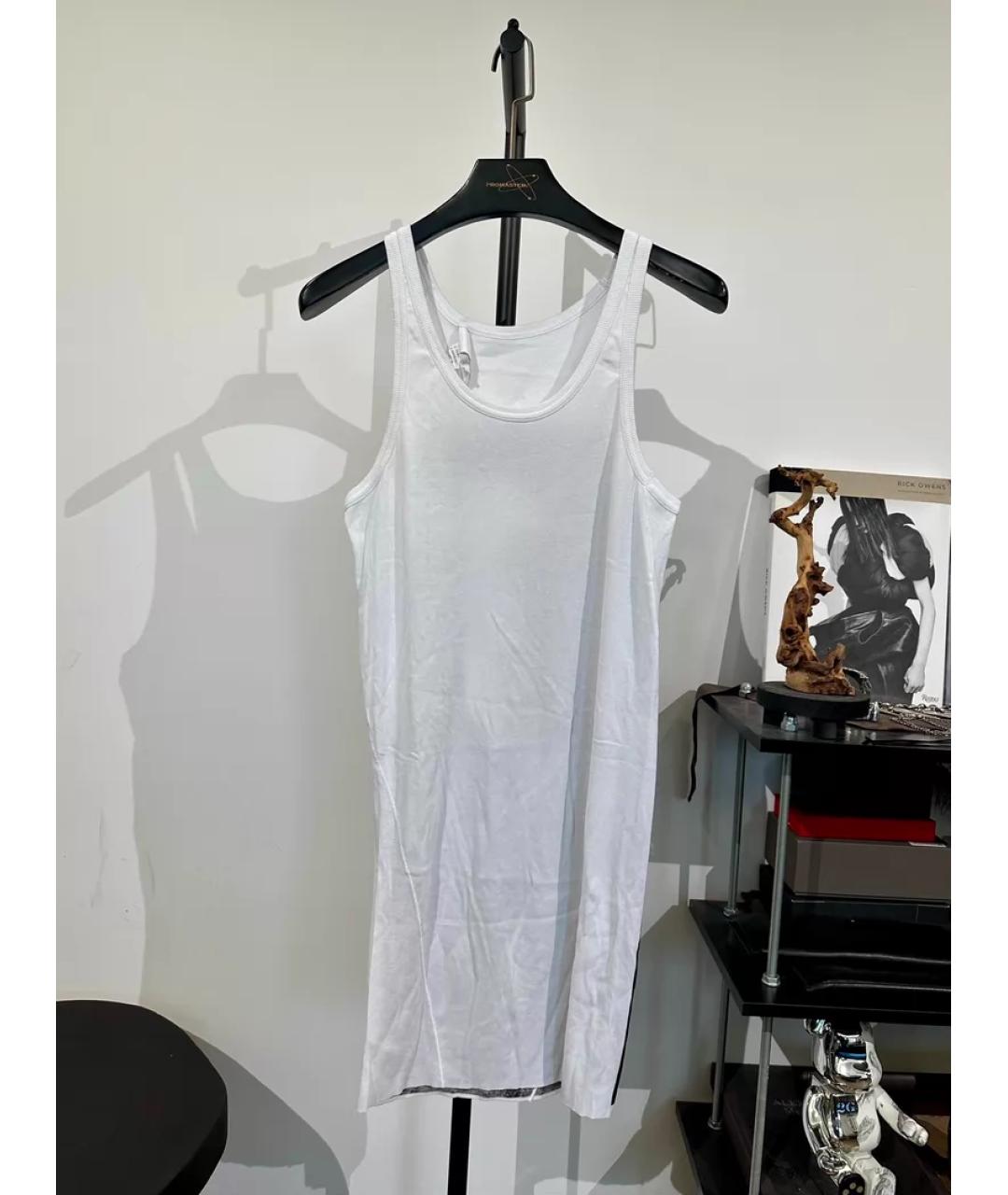 BORIS BIDJAN Белая хлопковая майка, фото 8