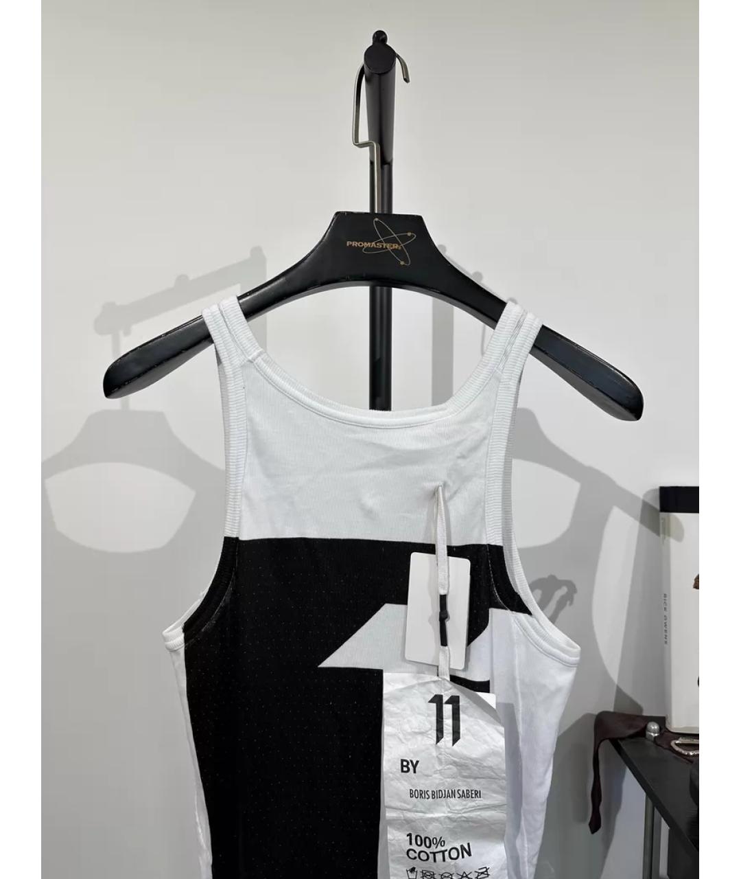 BORIS BIDJAN Белая хлопковая майка, фото 4