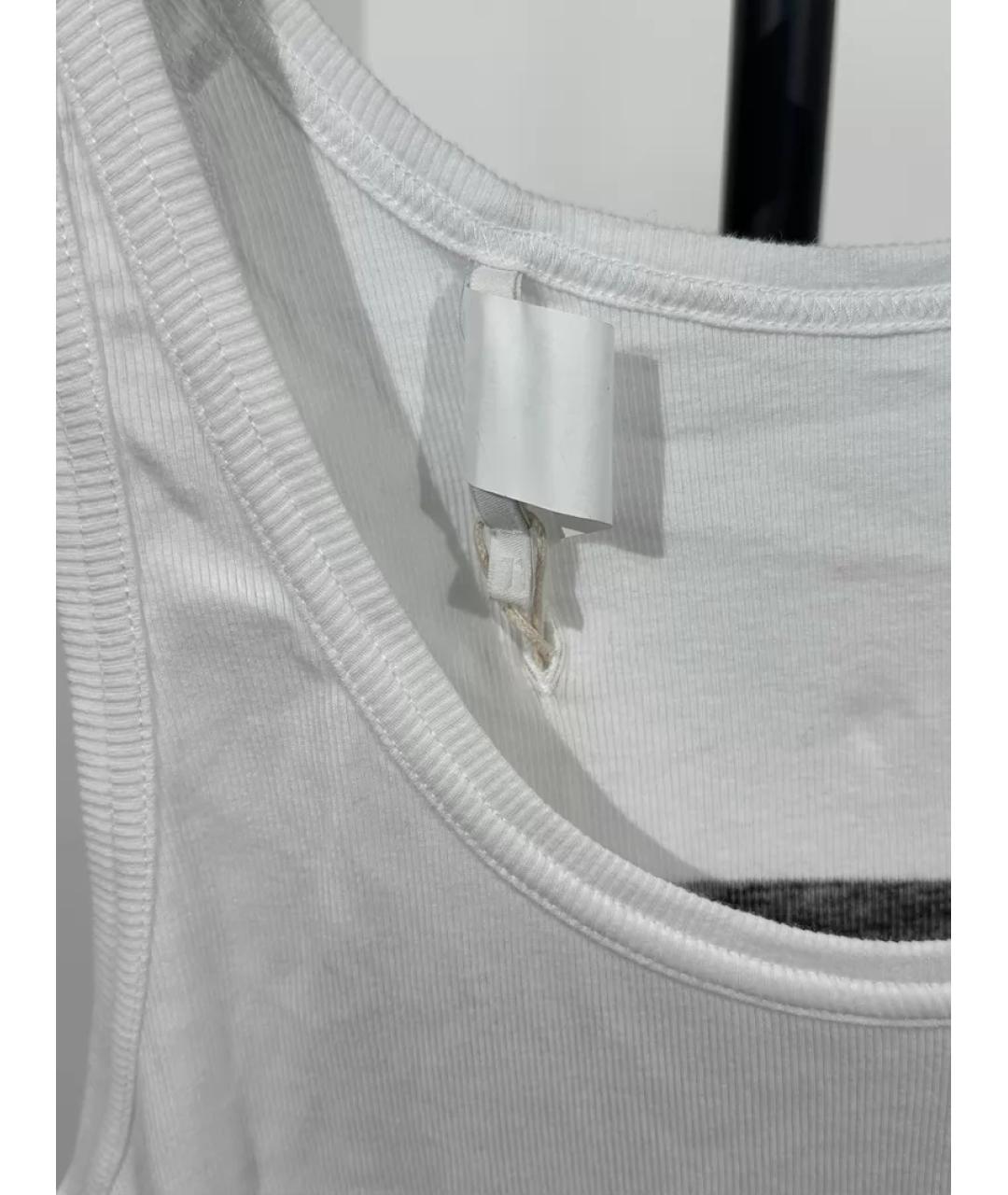 BORIS BIDJAN Белая хлопковая майка, фото 6