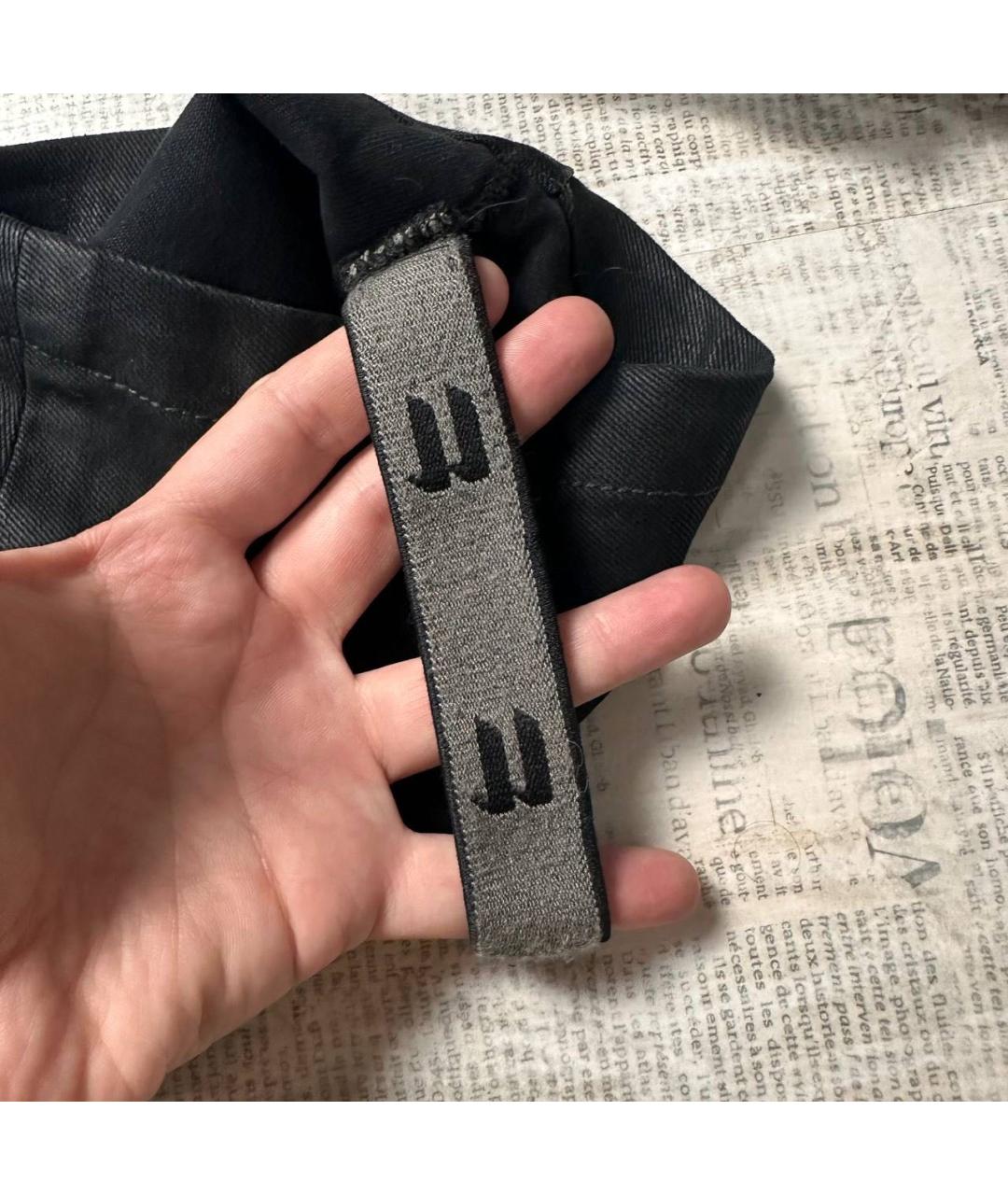 11 BY BORIS BIDJAN SABERI Черные прямые джинсы, фото 5