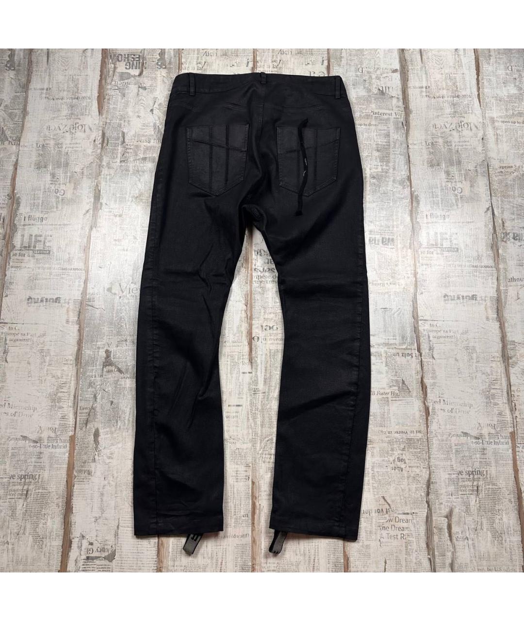 11 BY BORIS BIDJAN SABERI Черные прямые джинсы, фото 2