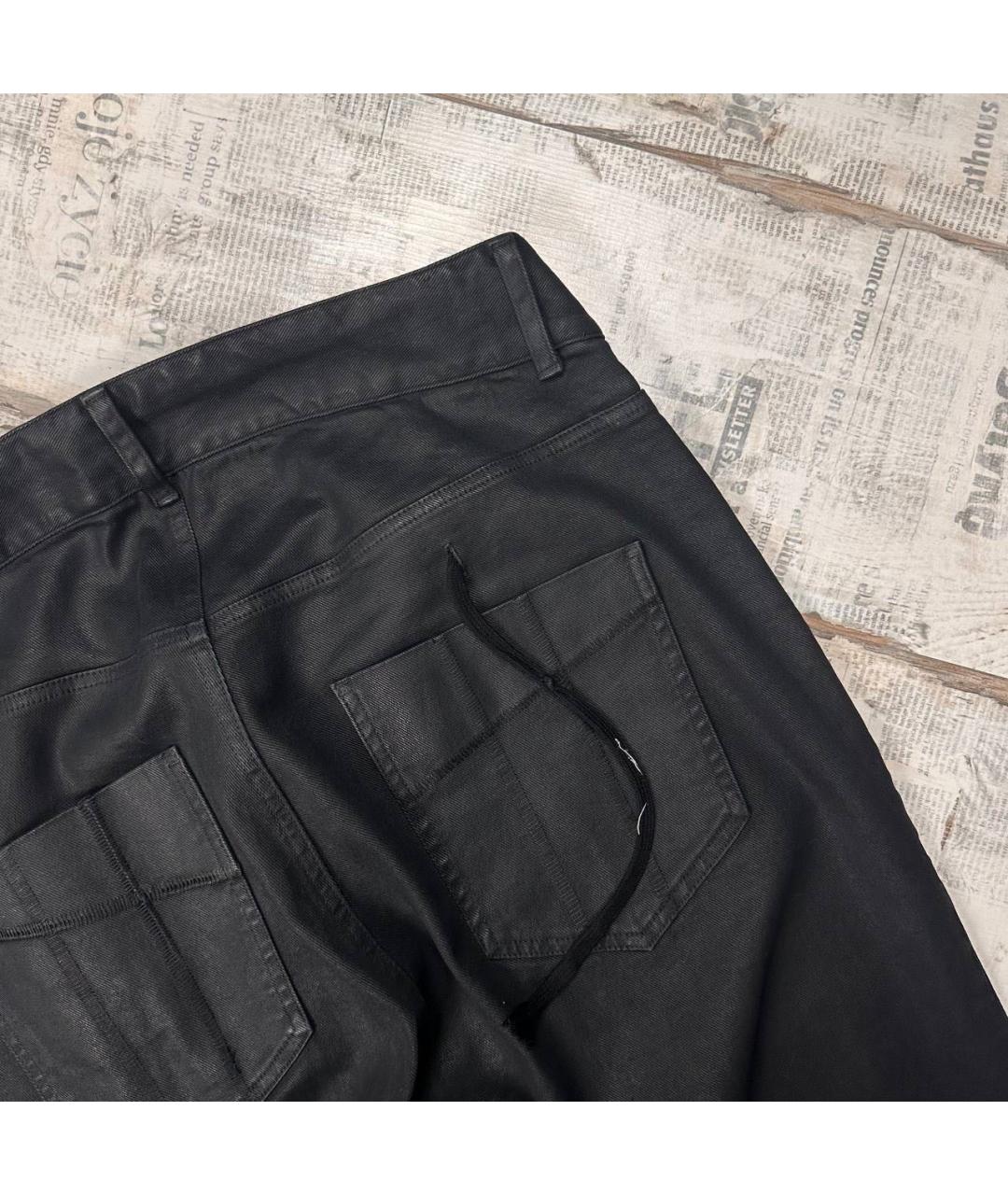 11 BY BORIS BIDJAN SABERI Черные прямые джинсы, фото 3