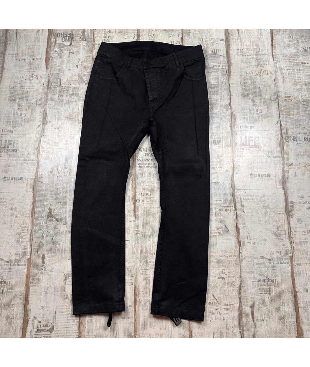 11 BY BORIS BIDJAN SABERI Черные прямые джинсы, фото 8