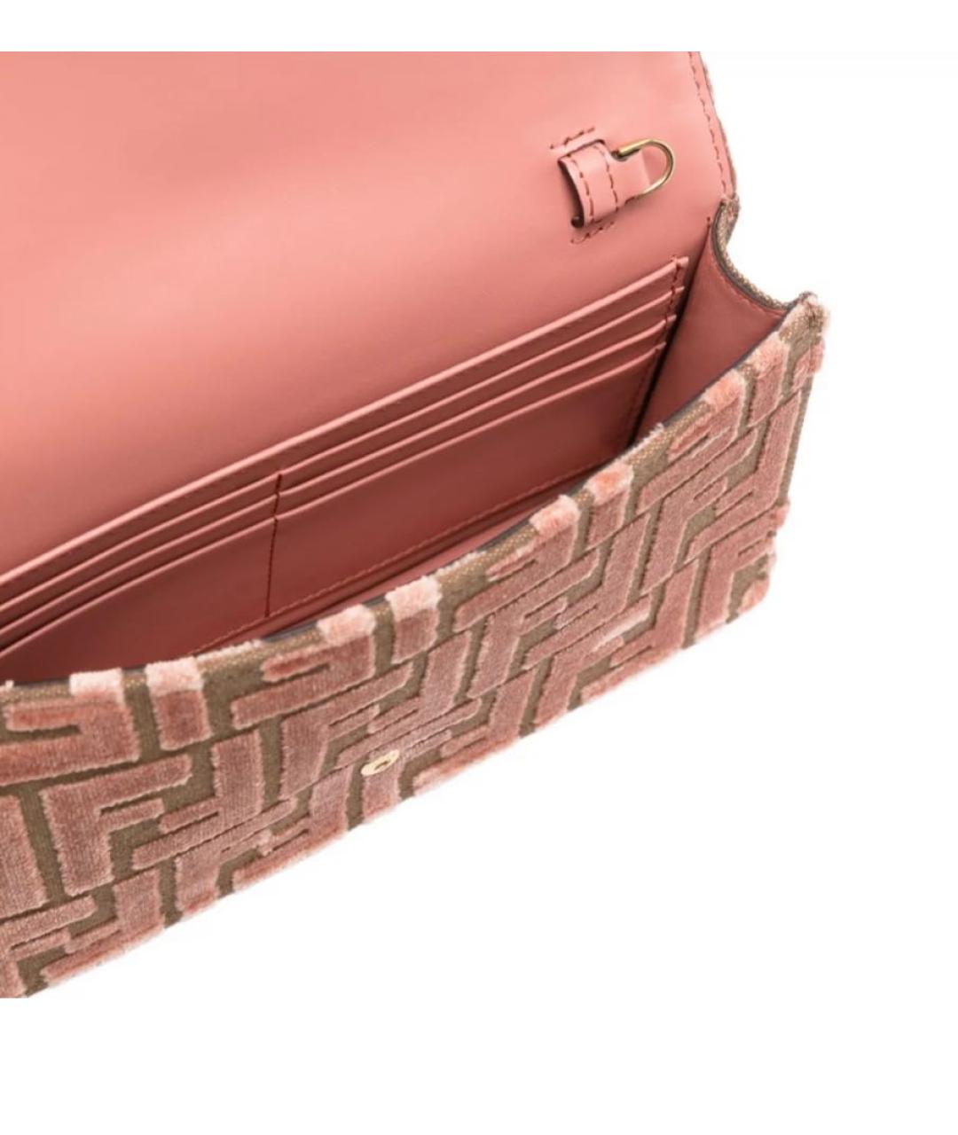 FENDI Розовая сумка через плечо, фото 4