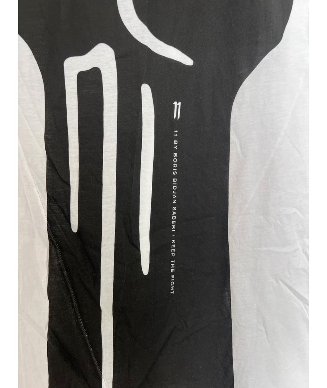 11 BY BORIS BIDJAN SABERI Белая хлопковая футболка, фото 2