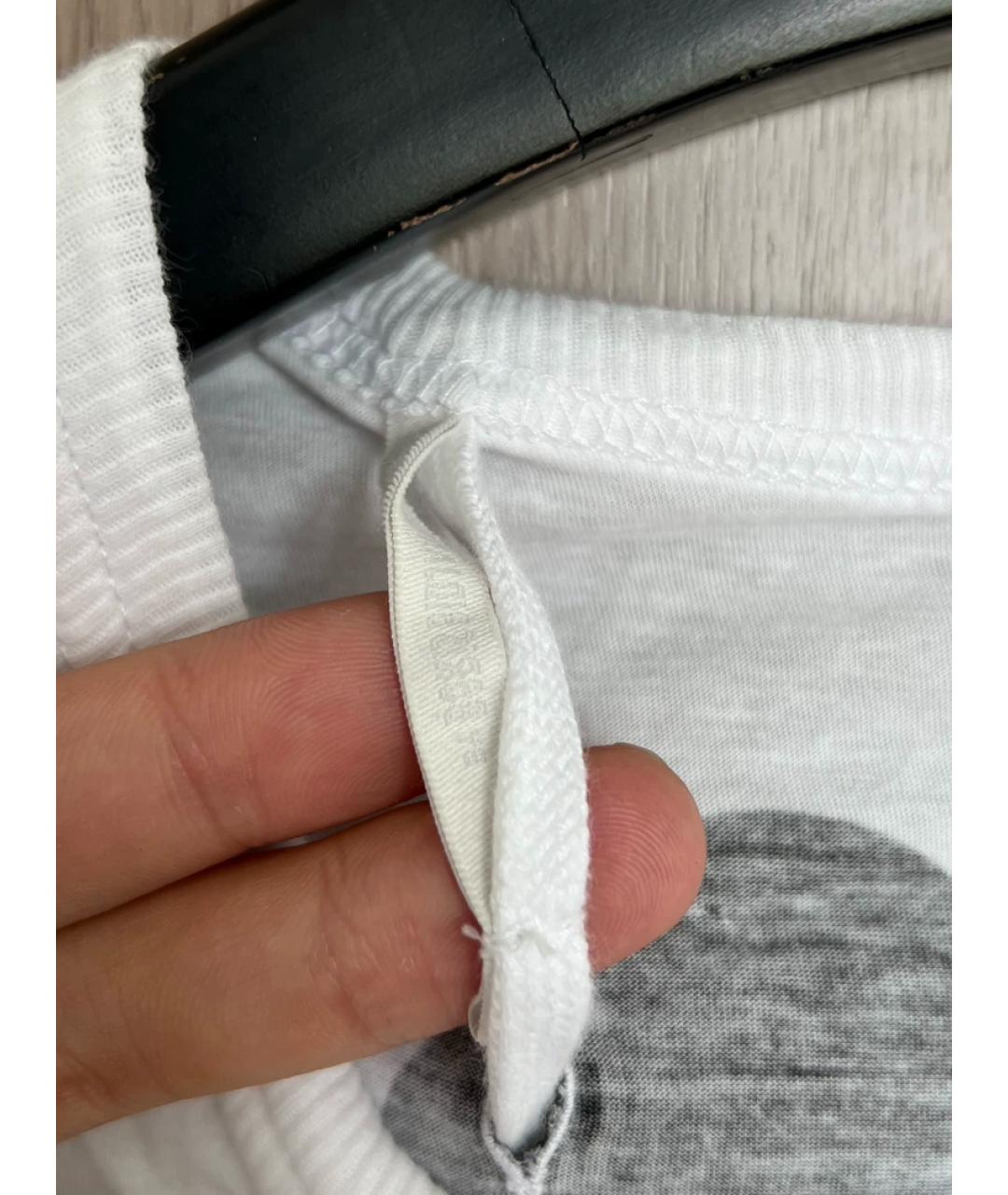 11 BY BORIS BIDJAN SABERI Белая хлопковая футболка, фото 3