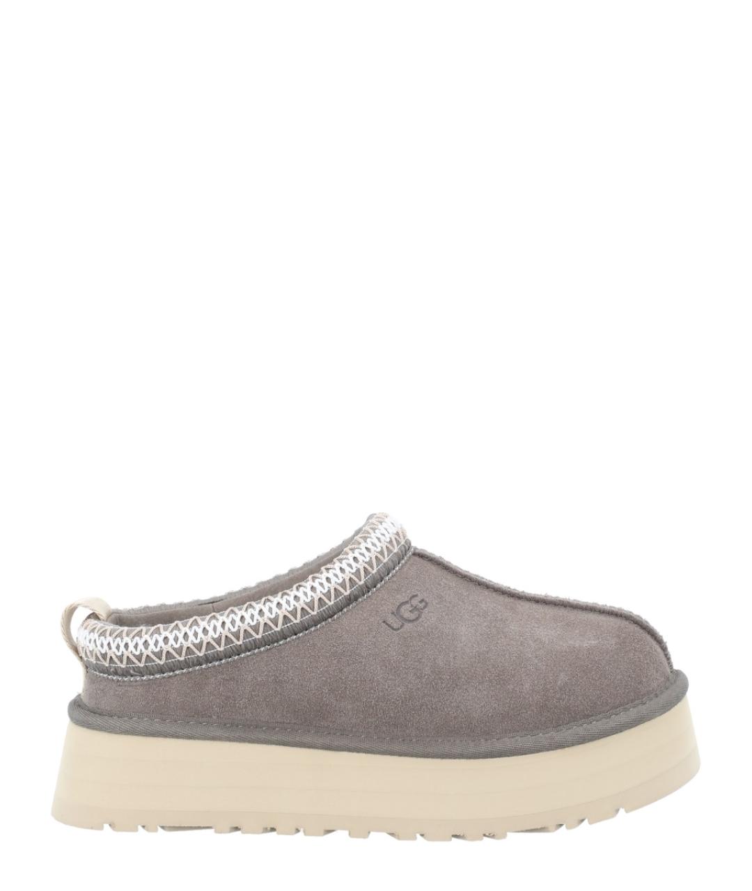 UGG AUSTRALIA Серые замшевые мюли, фото 1