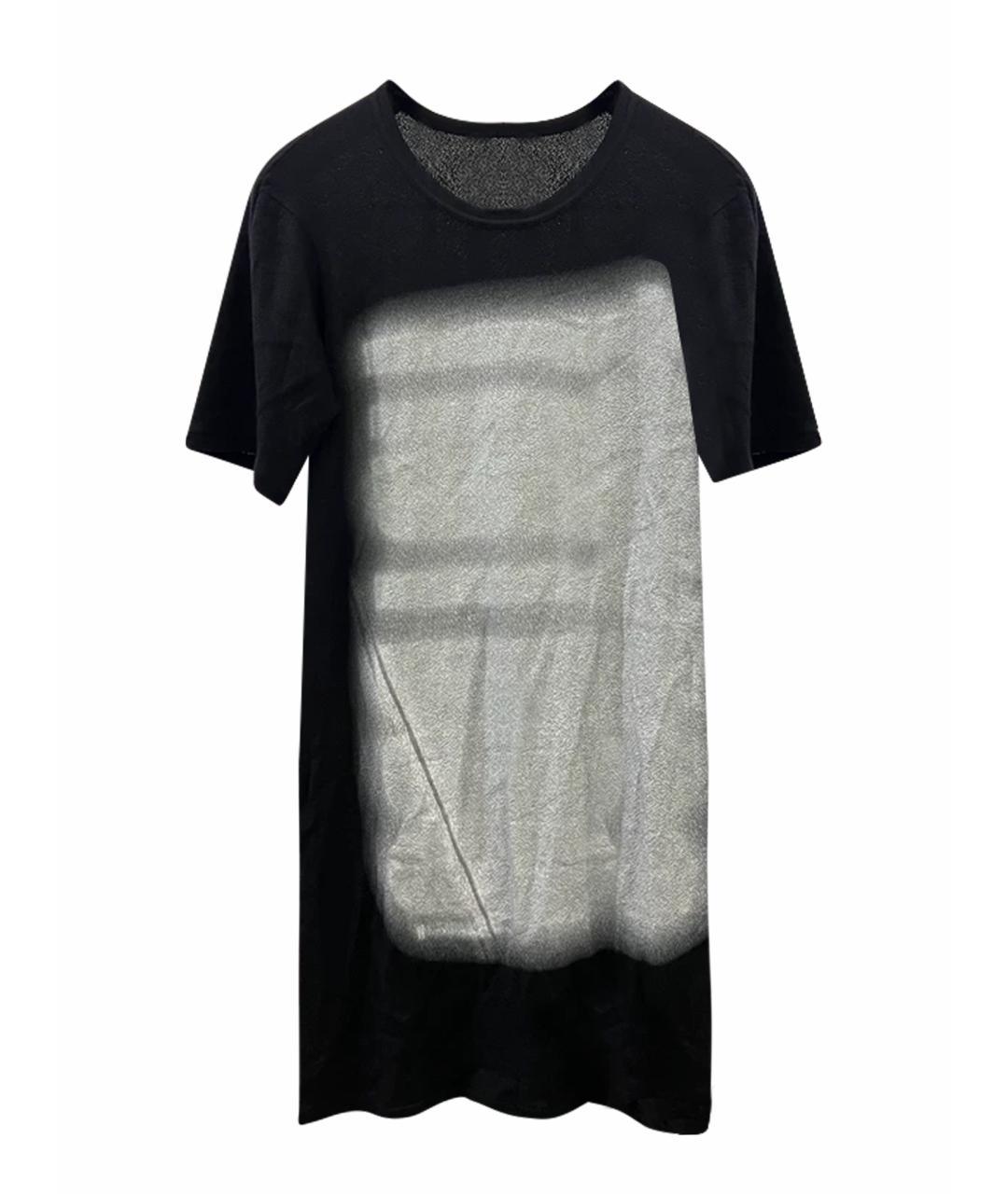 BORIS BIDJAN Черная хлопковая футболка, фото 1