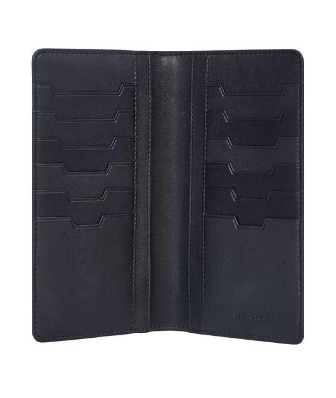 STEFANO RICCI Черный кошелек из экзотической кожи, фото 3