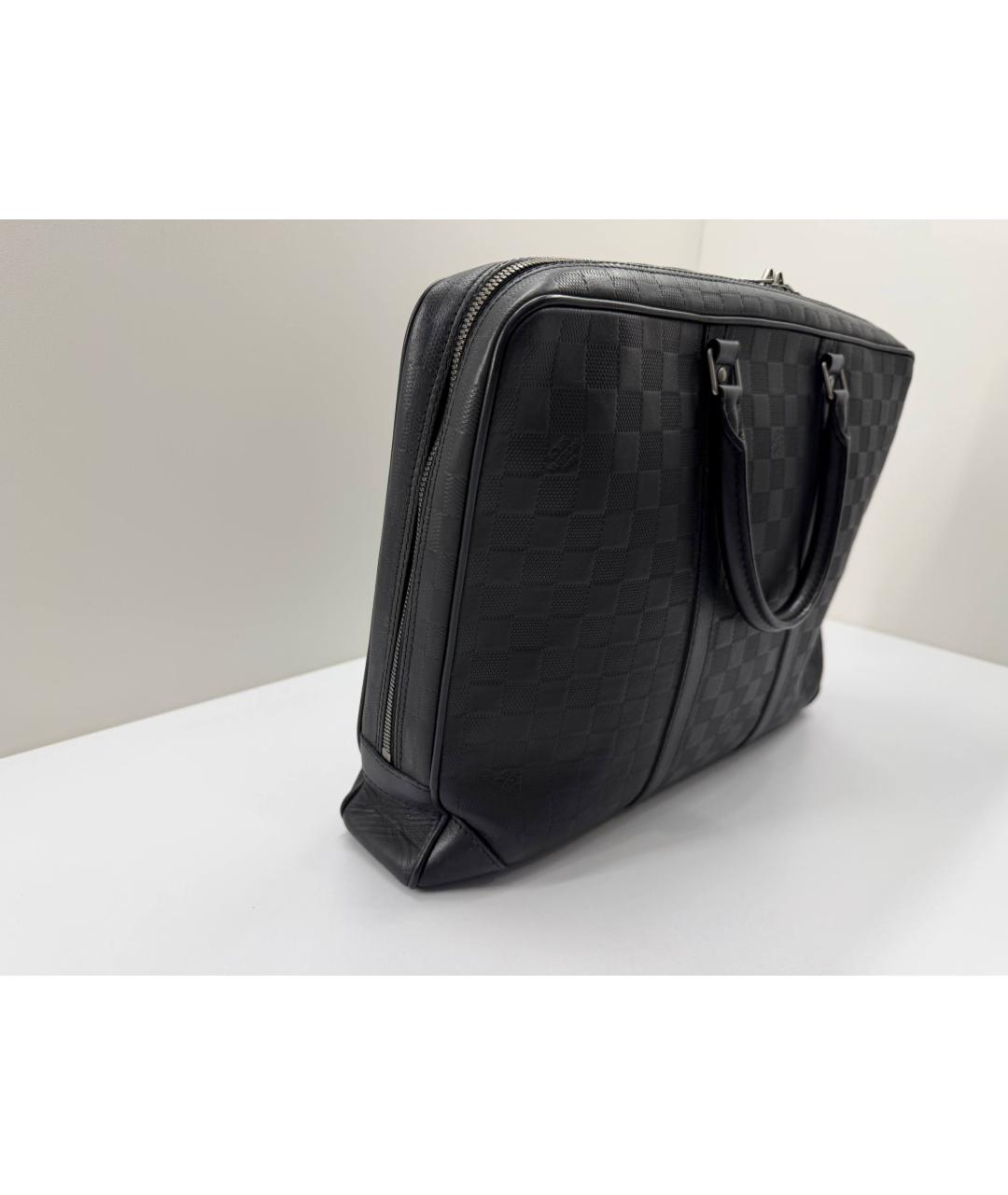 LOUIS VUITTON Черный портфель, фото 8