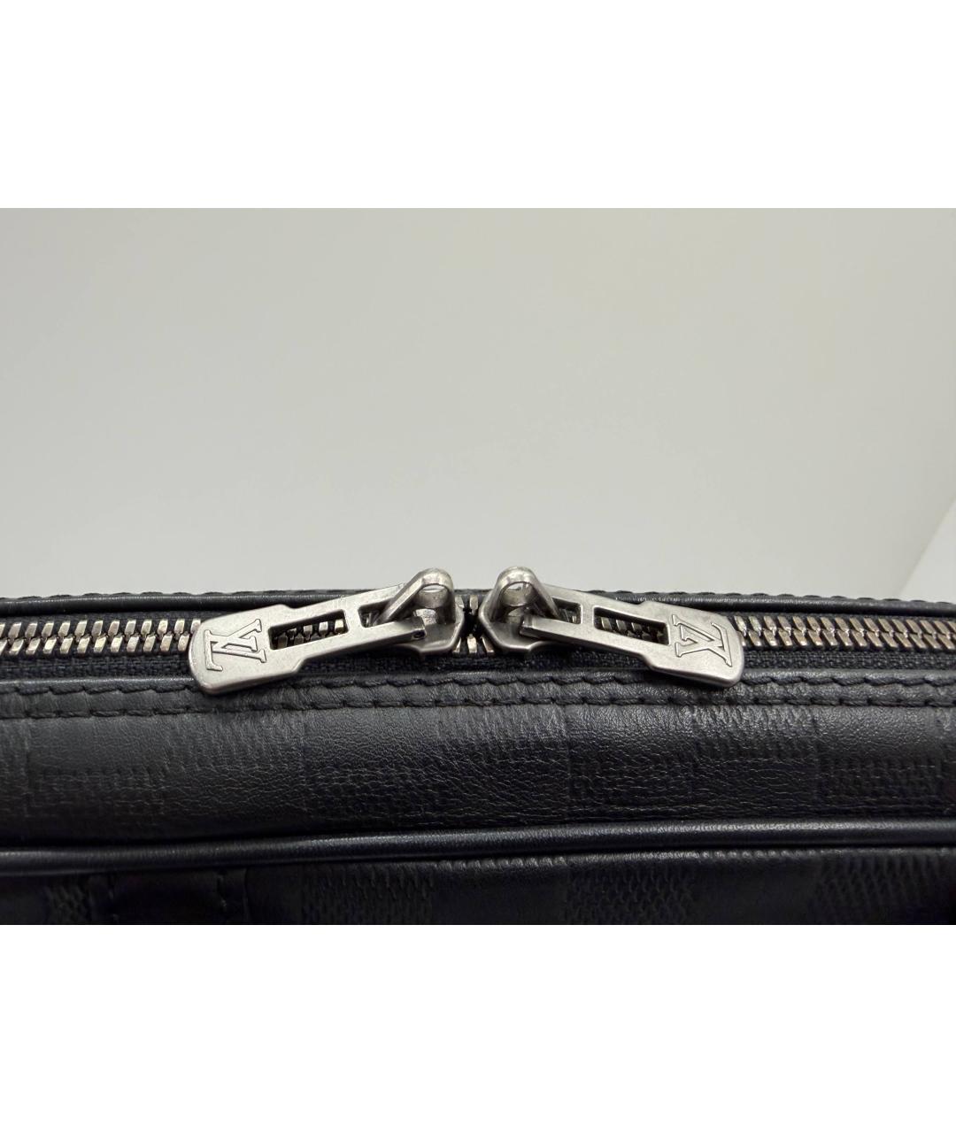 LOUIS VUITTON Черный портфель, фото 4