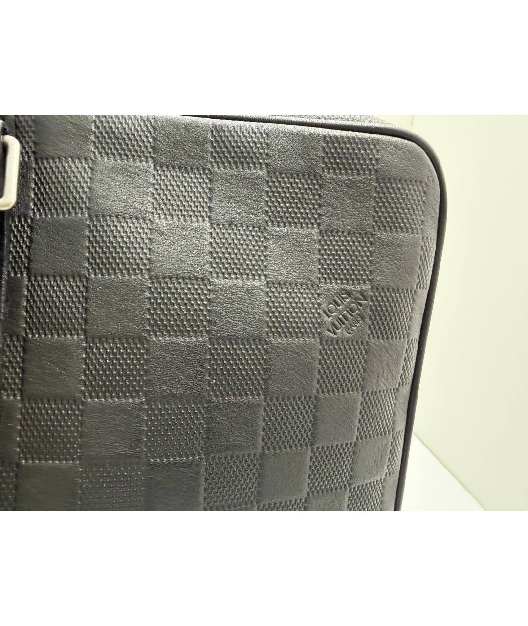 LOUIS VUITTON Черный портфель, фото 3