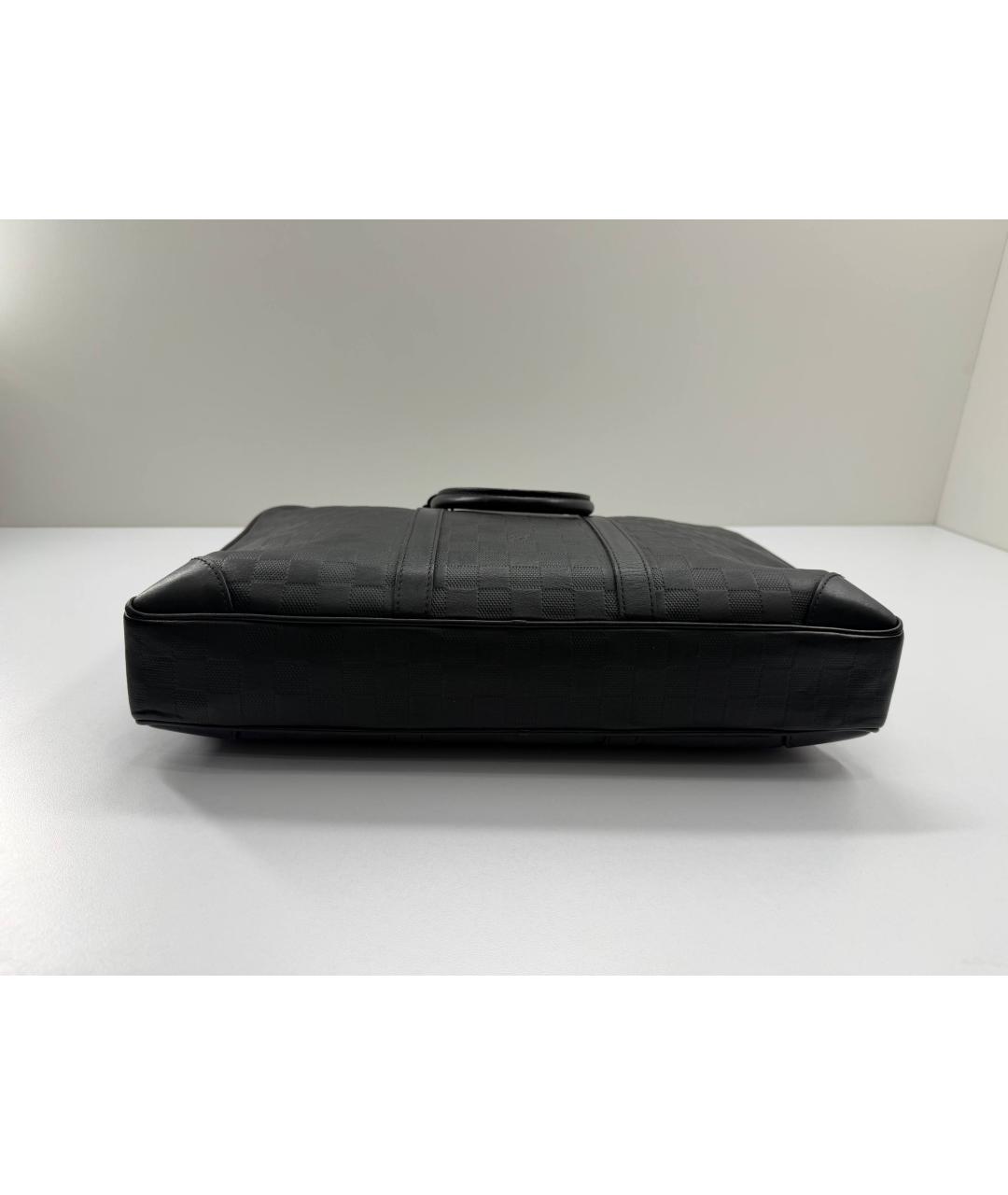 LOUIS VUITTON Черный портфель, фото 9