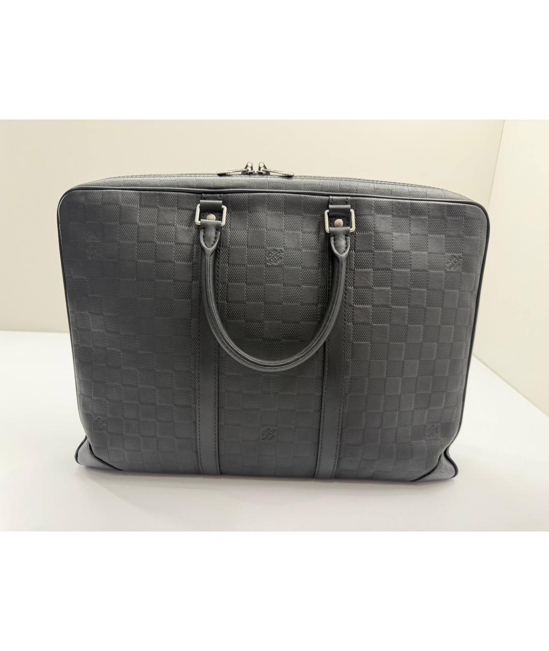 LOUIS VUITTON Черный портфель, фото 2