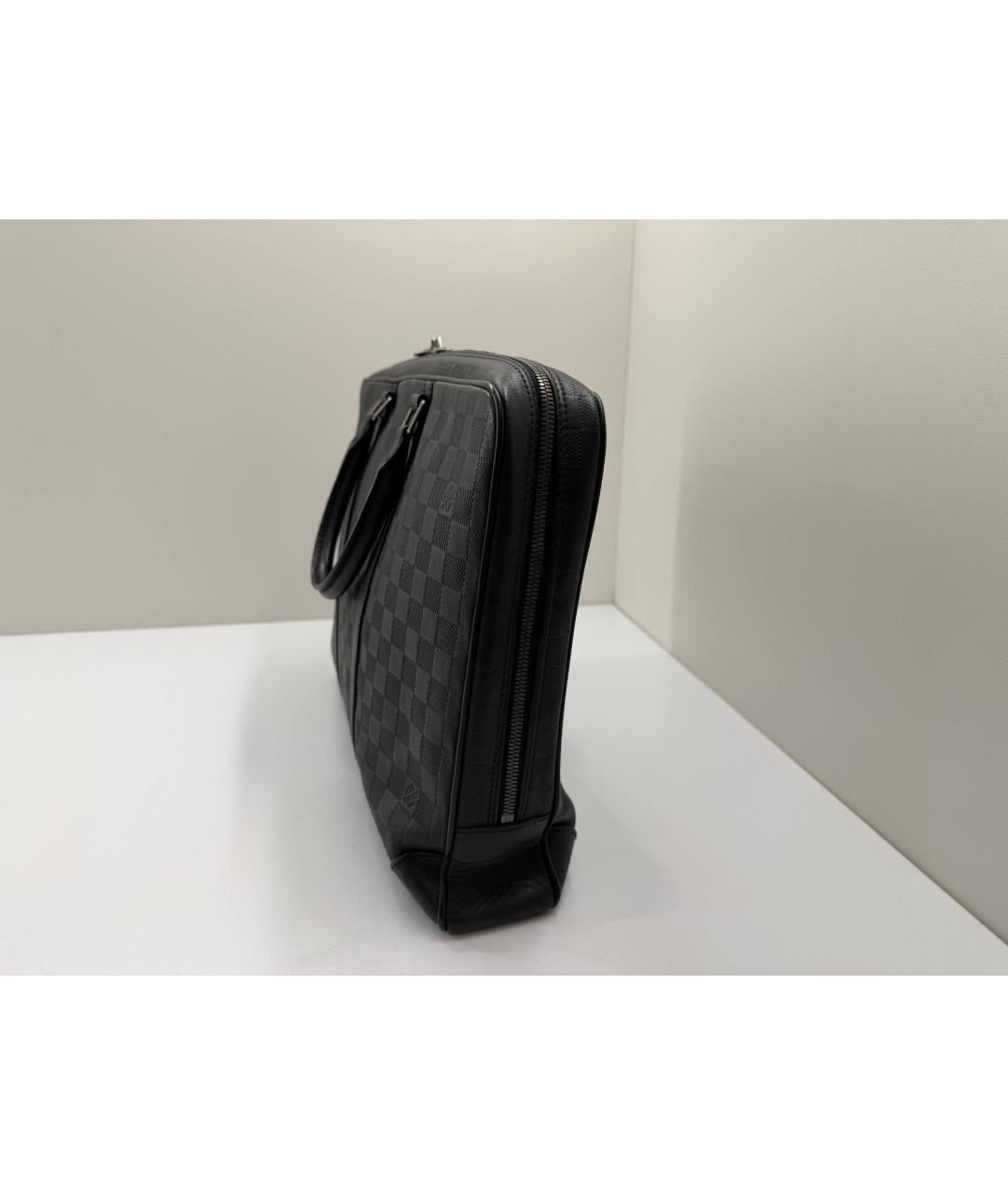 LOUIS VUITTON Черный портфель, фото 6