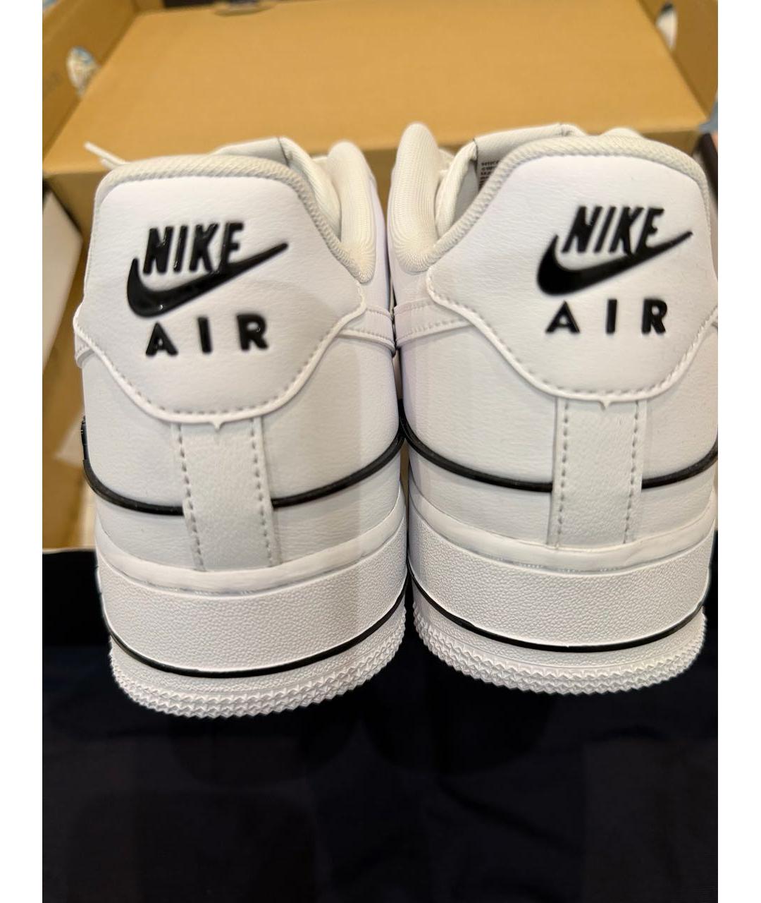 NIKE Белые кожаные кроссовки, фото 4