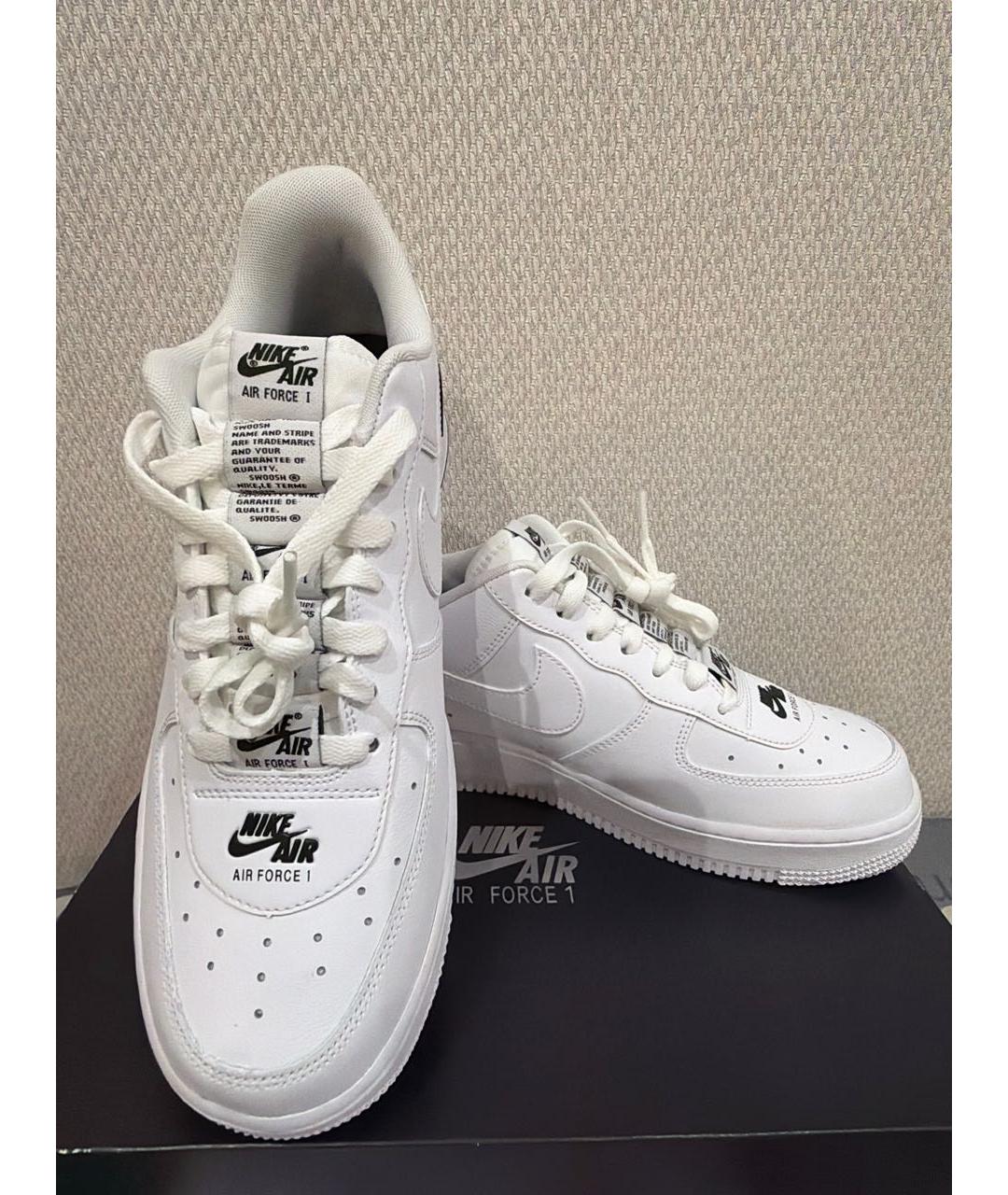 NIKE Белые кожаные кроссовки, фото 3